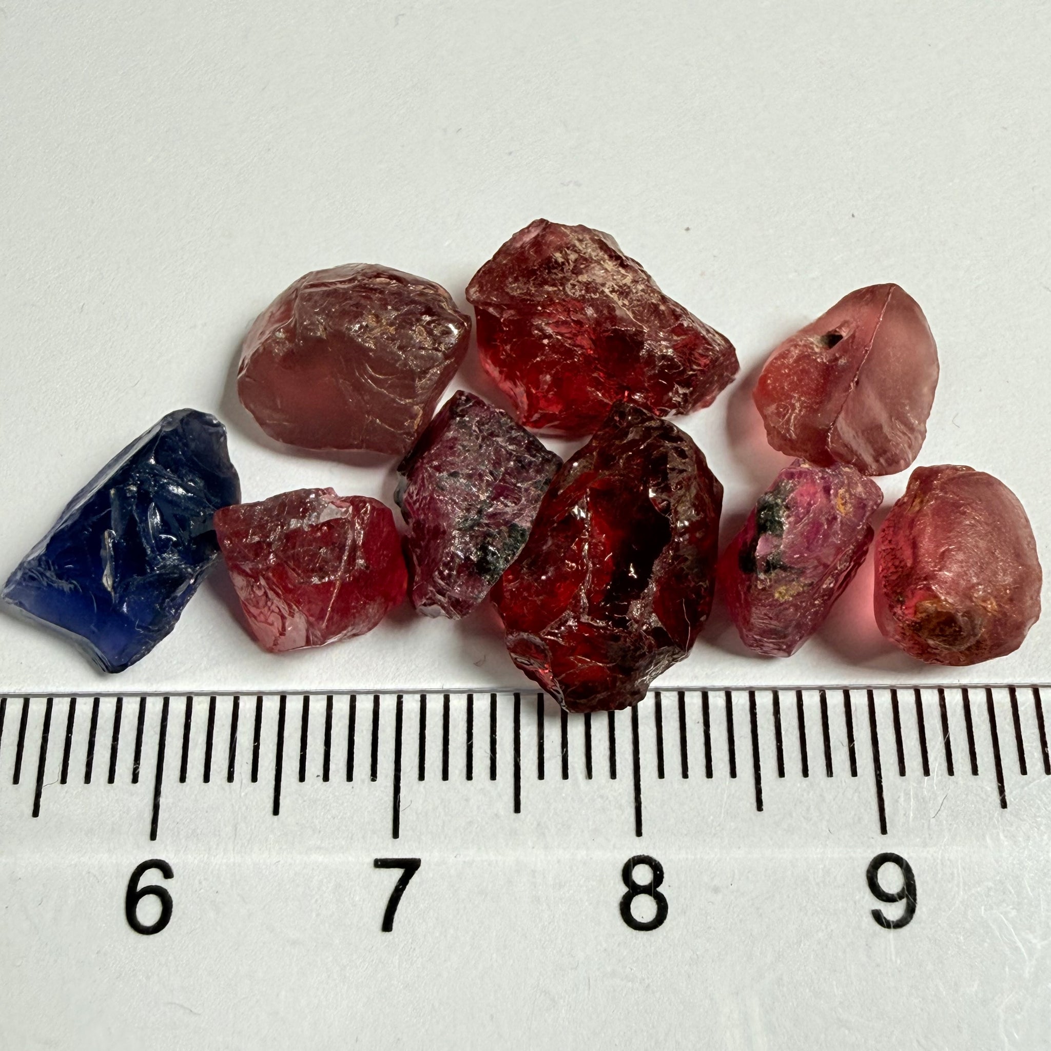 Mixed Lot, 37.24ct, Tanzania, Untreated Unheated
