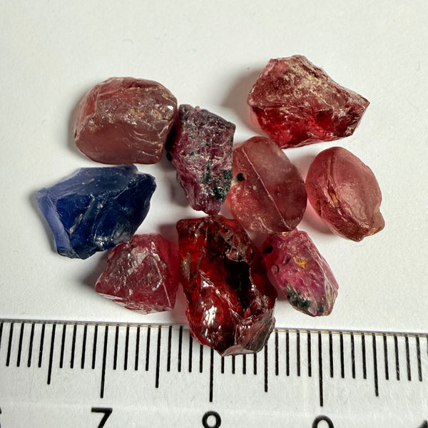 Mixed Lot, 37.24ct, Tanzania, Untreated Unheated