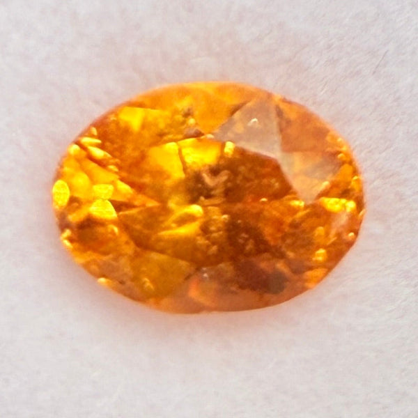 Mandarin Spessartite Garnet, 0.78ct, Loliondo, Tanzania, Untreated Unheated