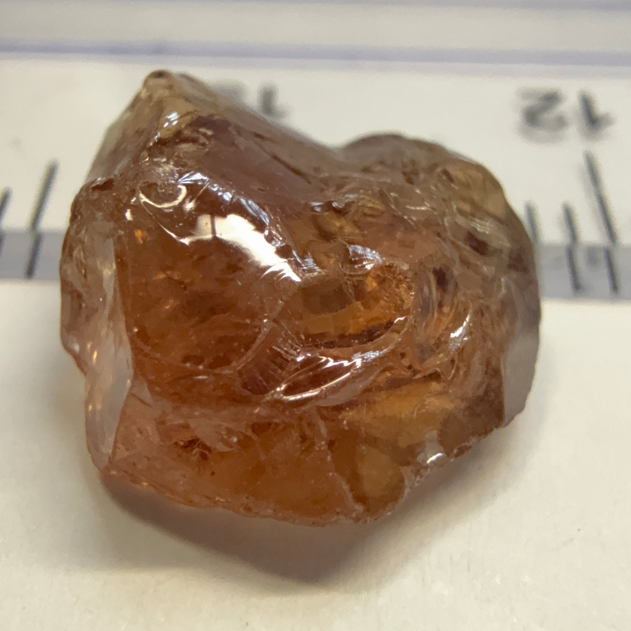 Colour Shift Garnet, 5.95ct, Tanzania, Untreated Unheated, silky with slight inclusions on the outside, flat shape