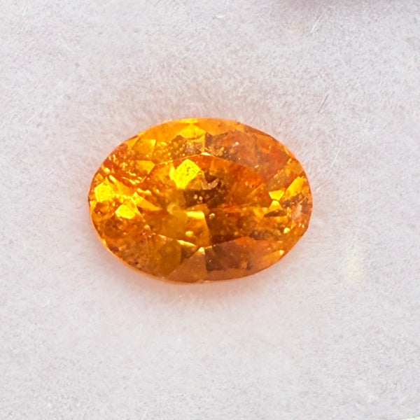 Mandarin Spessartite Garnet, 0.78ct, Loliondo, Tanzania, Untreated Unheated