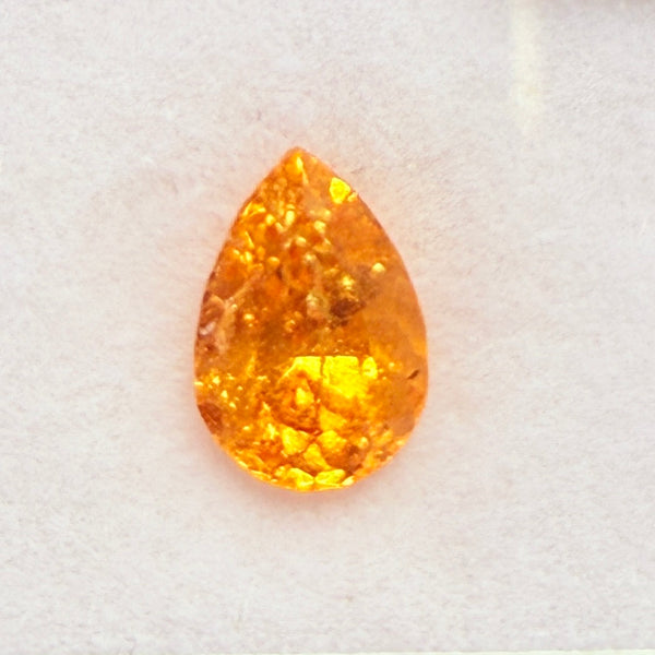 Mandarin Spessartite Garnet, 0.64ct, Loliondo, Tanzania, Untreated Unheated