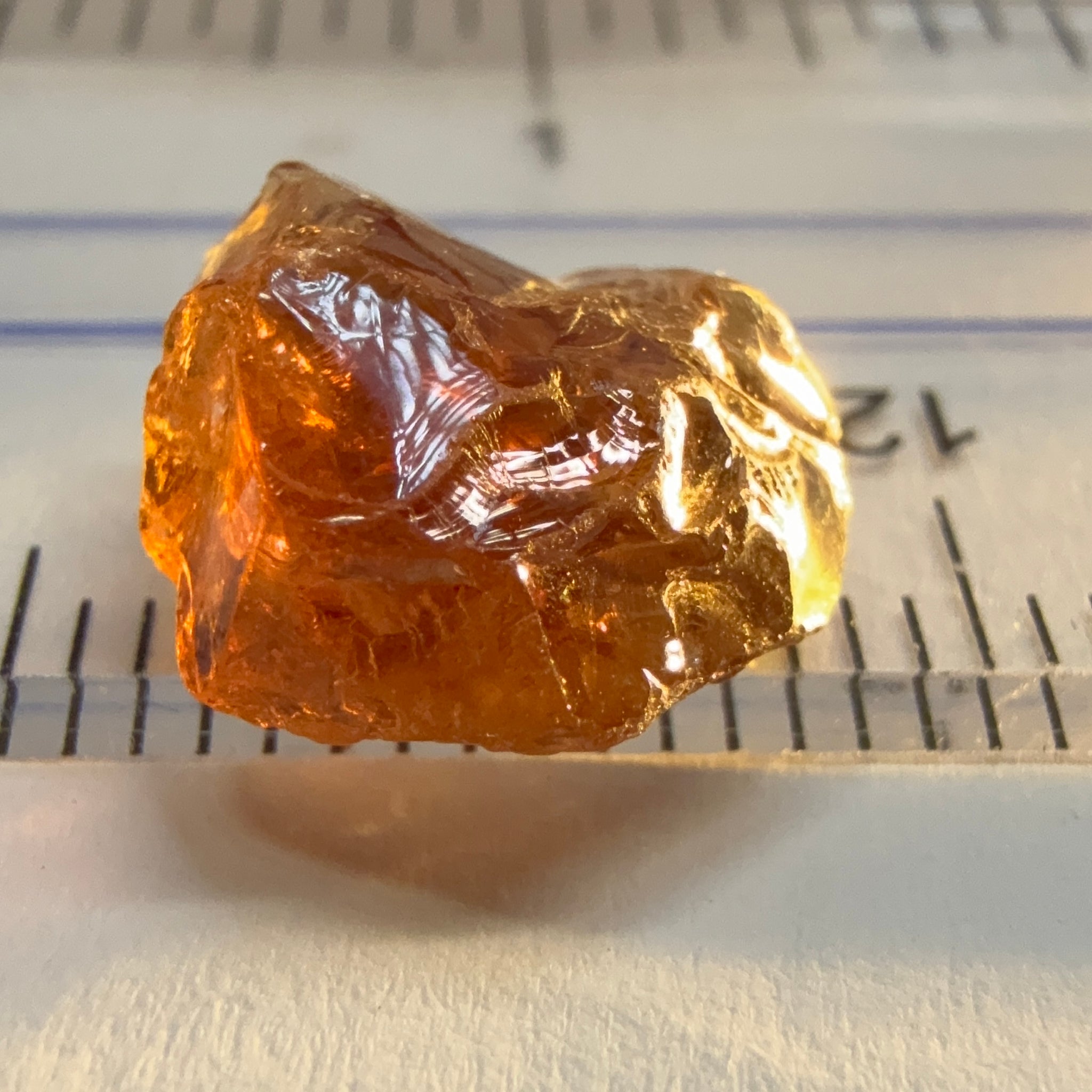 Colour Shift Garnet, 5.95ct, Tanzania, Untreated Unheated, silky with slight inclusions on the outside, flat shape