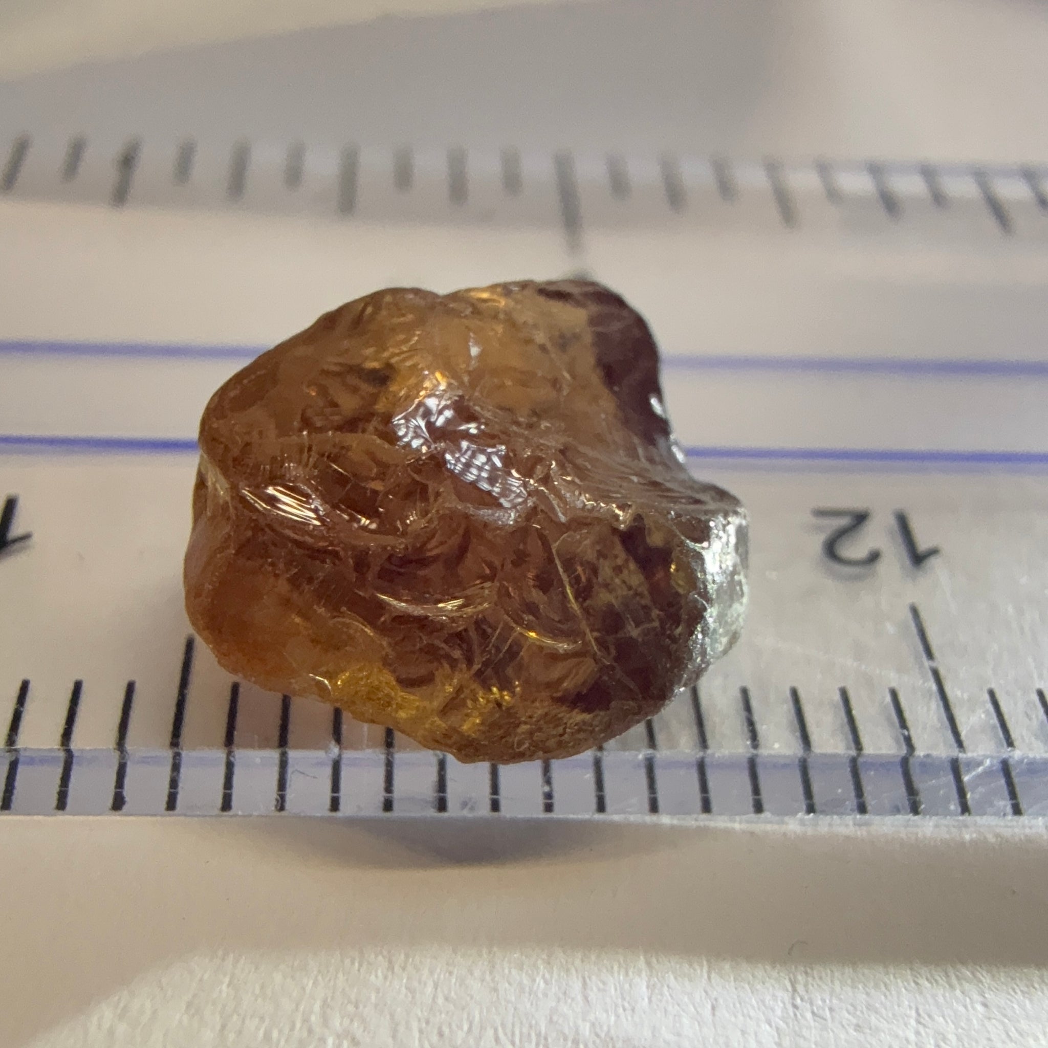 Colour Shift Garnet, 5.95ct, Tanzania, Untreated Unheated, silky with slight inclusions on the outside, flat shape