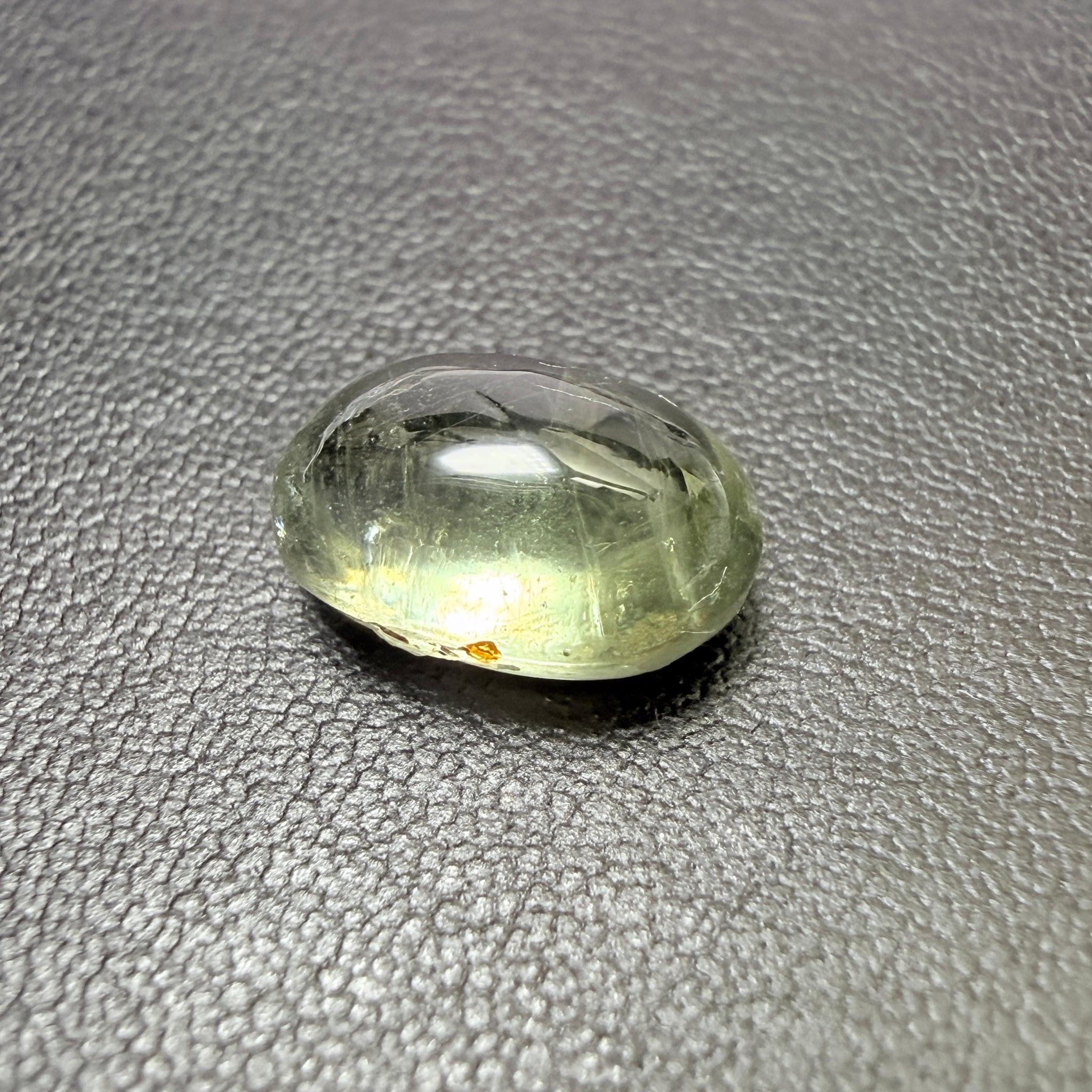 Sapphire Cabochon, 3.42ct, Umba Valley, Tanzania, Untreated Unheated, facet it and turn it into a cut stone