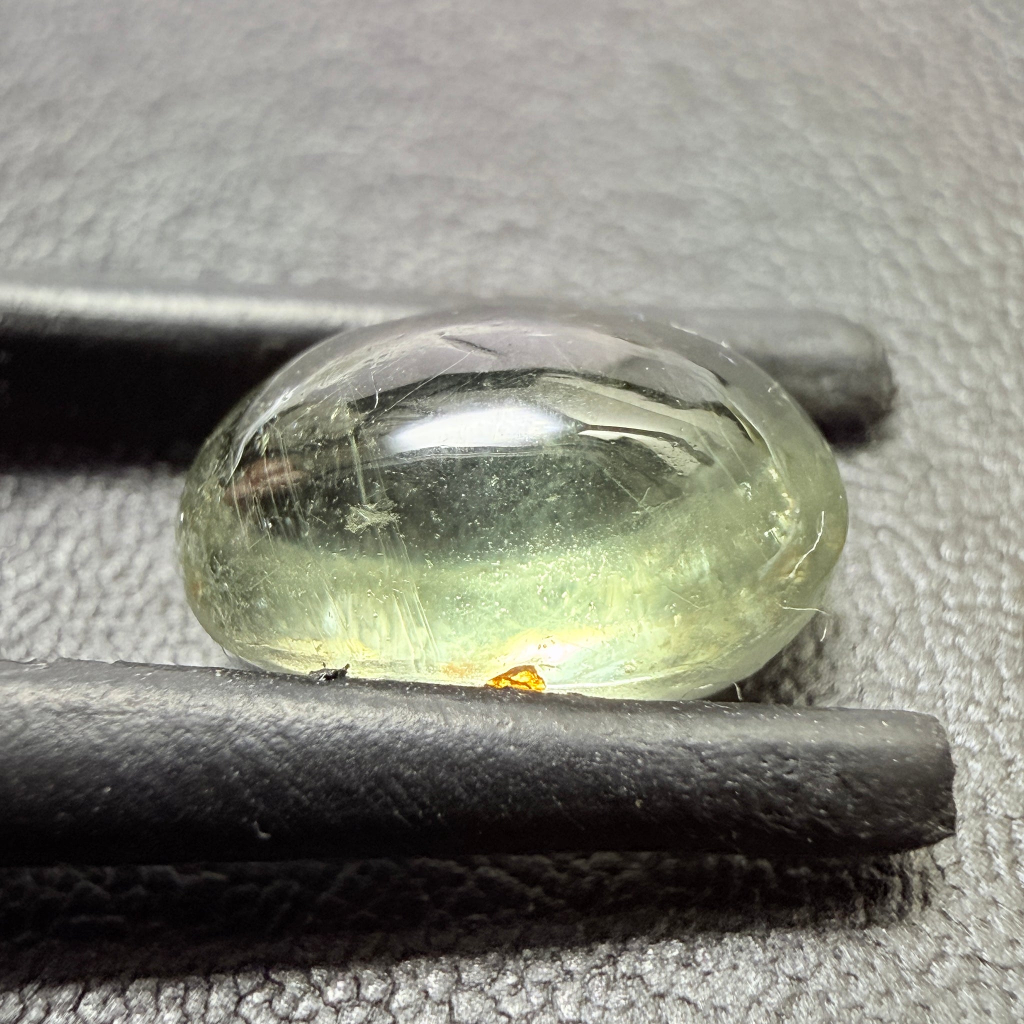 Sapphire Cabochon, 3.42ct, Umba Valley, Tanzania, Untreated Unheated, facet it and turn it into a cut stone