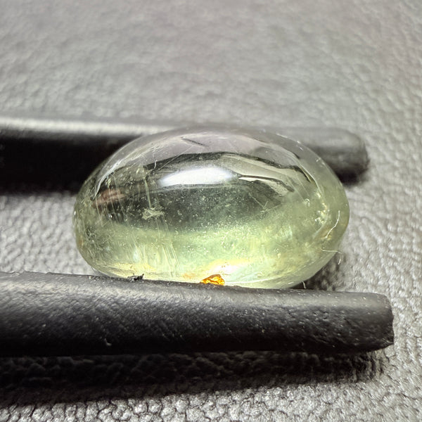 Sapphire Cabochon, 3.42ct, Umba Valley, Tanzania, Untreated Unheated, facet it and turn it into a cut stone