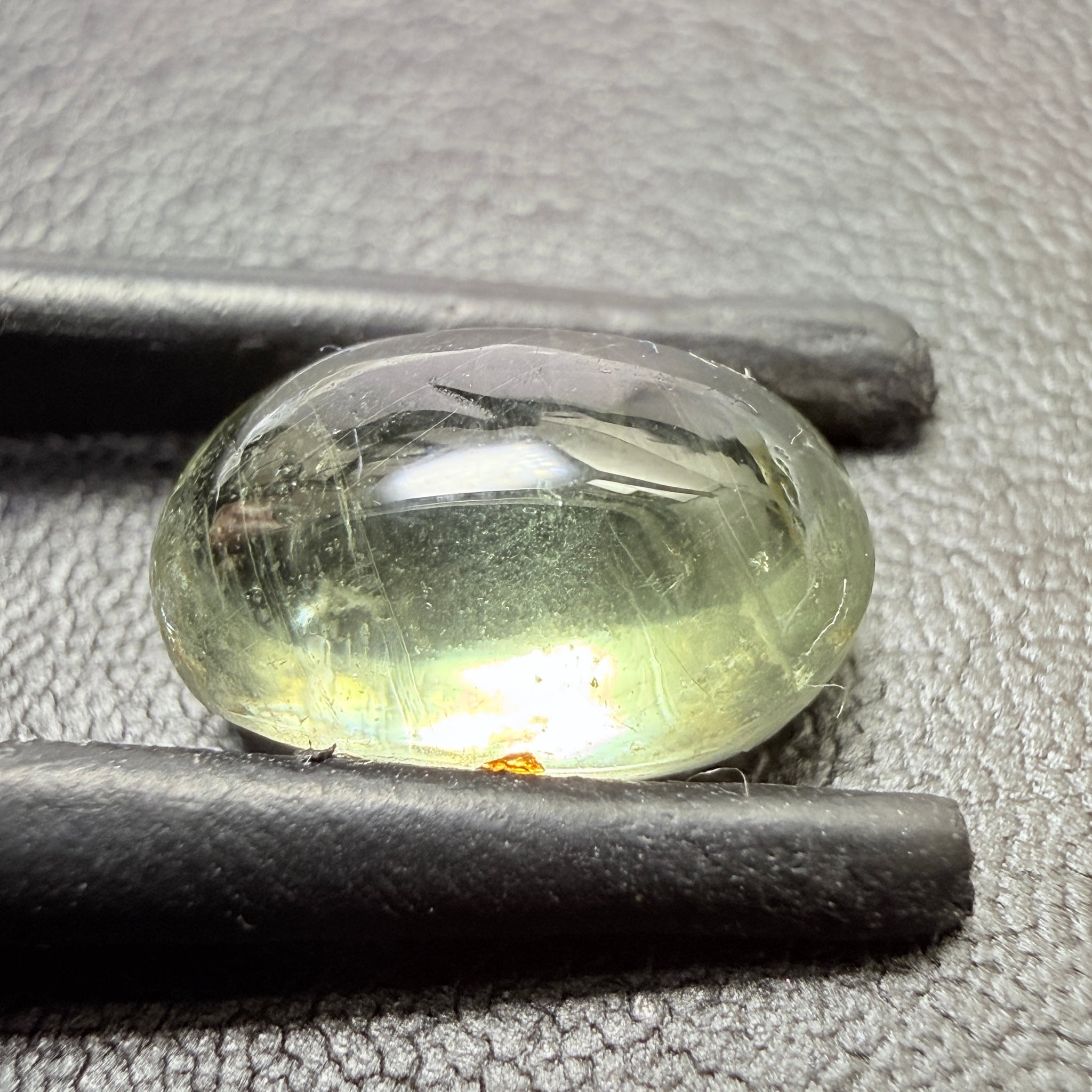 Sapphire Cabochon, 3.42ct, Umba Valley, Tanzania, Untreated Unheated, facet it and turn it into a cut stone