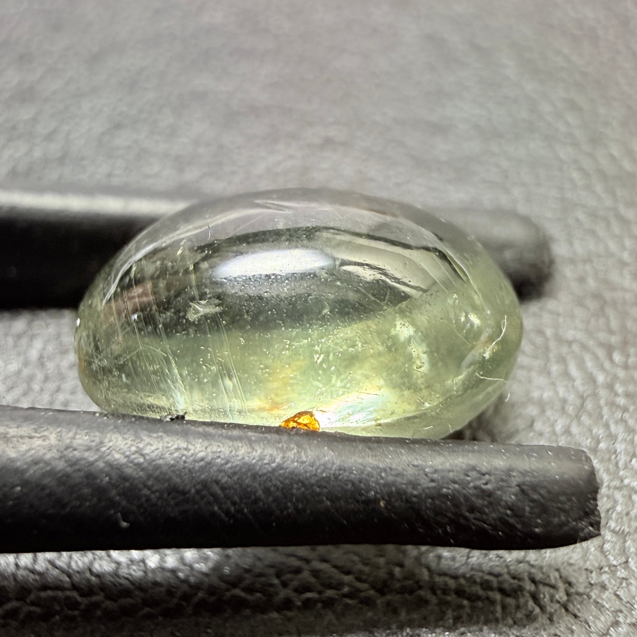 Sapphire Cabochon, 3.42ct, Umba Valley, Tanzania, Untreated Unheated, facet it and turn it into a cut stone