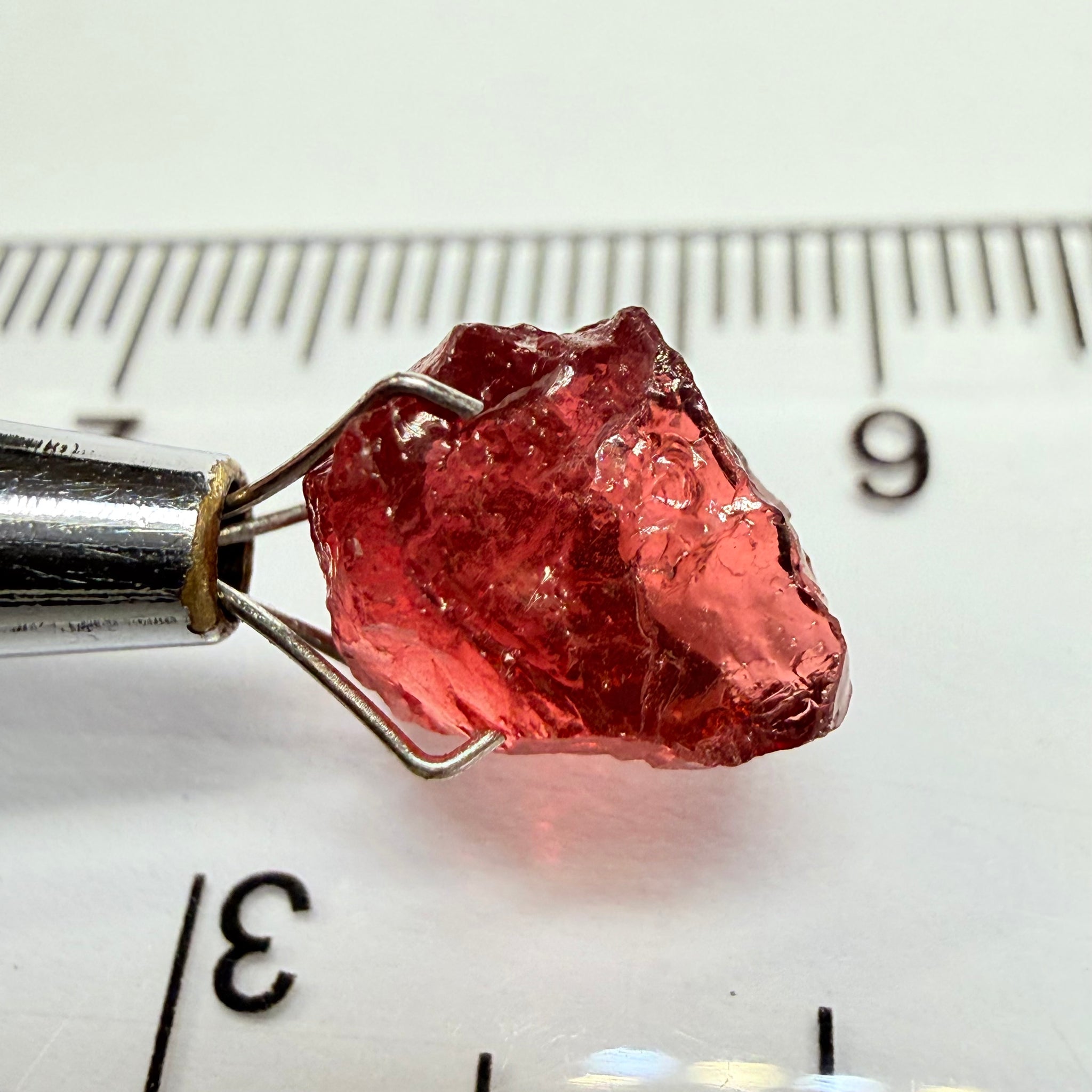 Umba Garnet, 4.79ct, Umba Valley, Tanzania, Untreated Unheated, slight silk throughout the stone, no inclusions