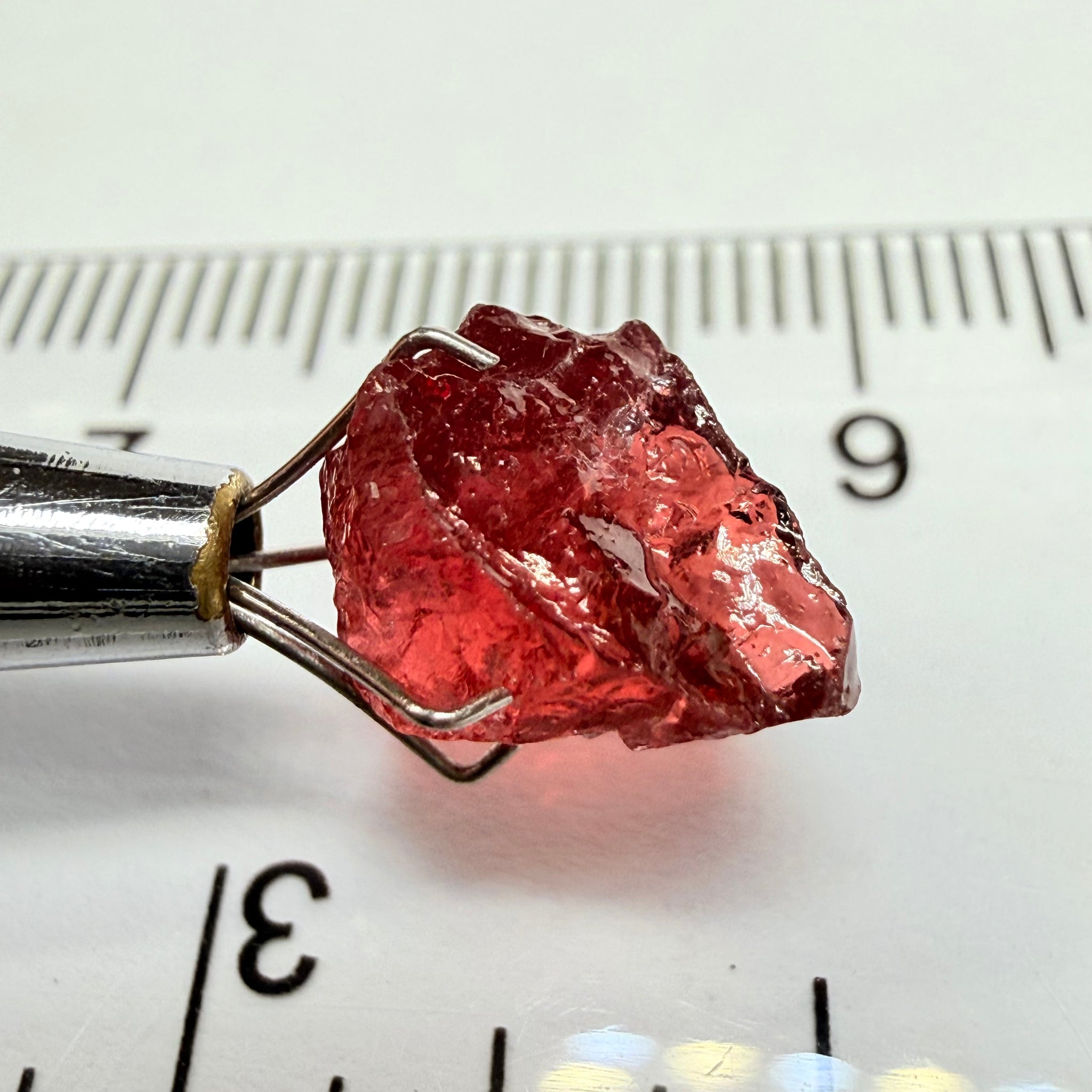 Umba Garnet, 4.79ct, Umba Valley, Tanzania, Untreated Unheated, slight silk throughout the stone, no inclusions