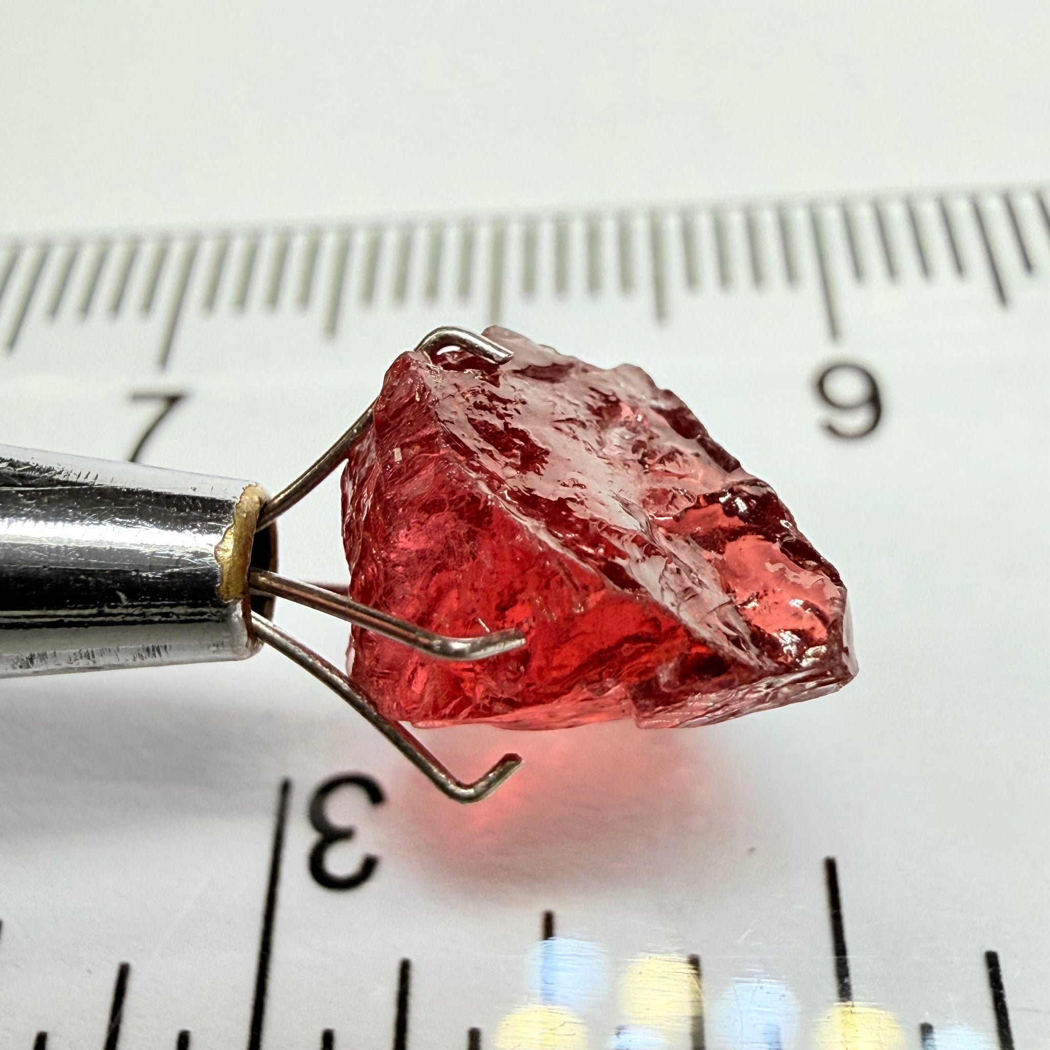 Umba Garnet, 4.79ct, Umba Valley, Tanzania, Untreated Unheated, slight silk throughout the stone, no inclusions