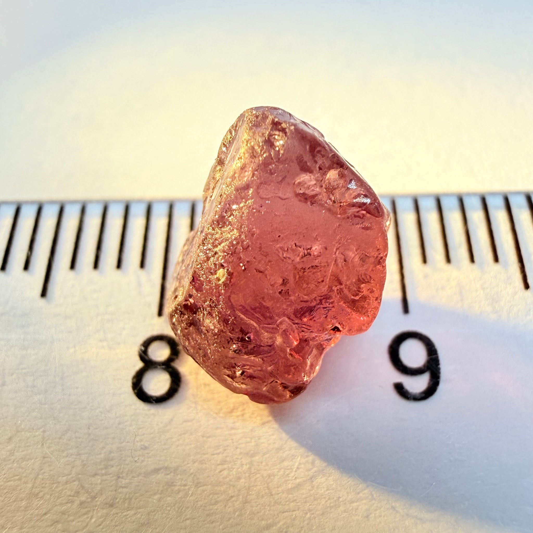 Colour Change Garnet, 4.47ct, Tanzania, Untreated Unheated, slight black crystal inclusions on the outer skin on one end, 1 ish mm into one side.  Rest vvs-if