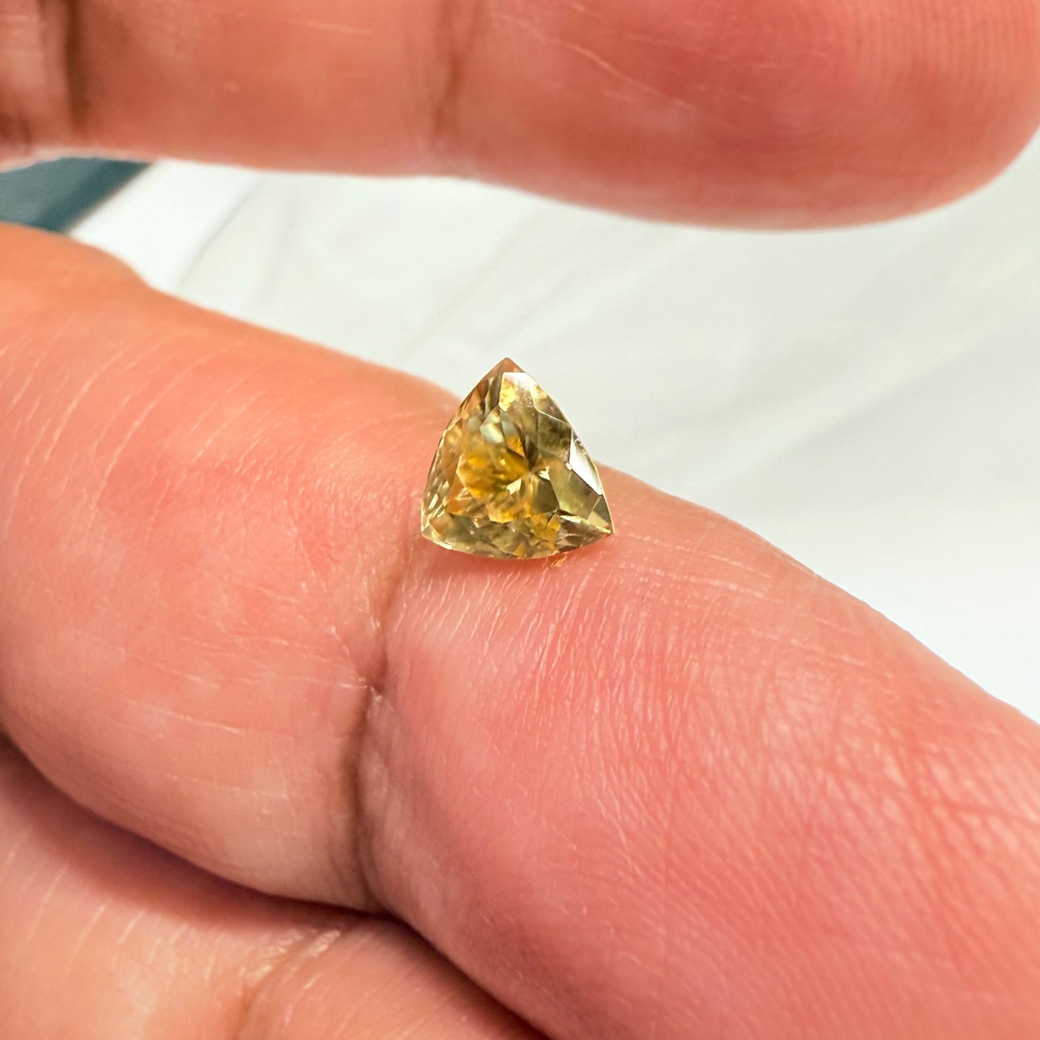 Yellow Grossular Garnet, 1.17ct, Merelani, Tanzania, Untreated Unheated