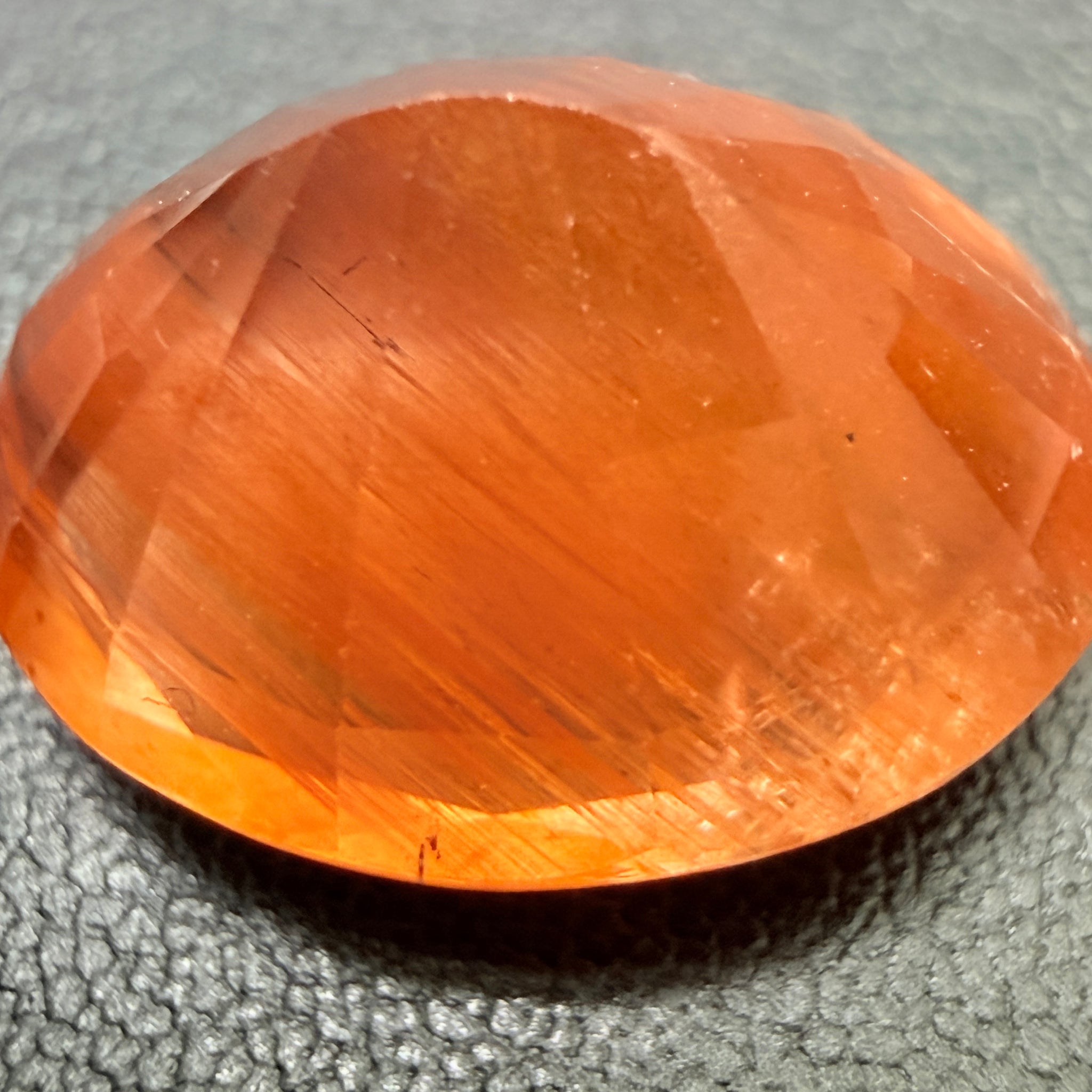 Red Scapolite, 8.47ct, Tanzania, Untreated Unheated, very rare, red under uv