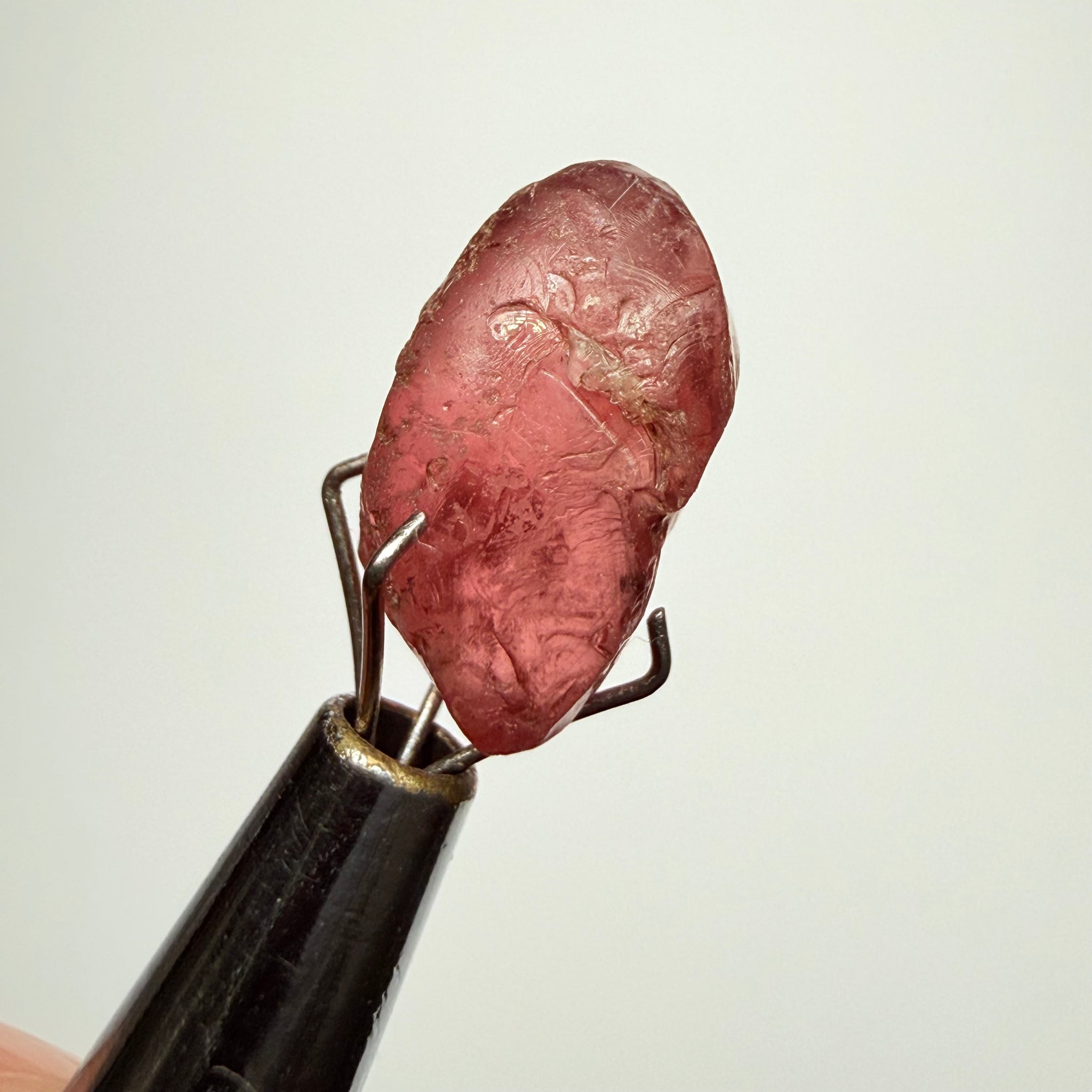 Lindi Garnet, 5.06ct, Lindi, Tanzania, Untreated Unheated, no inclusions, just a little silk inside