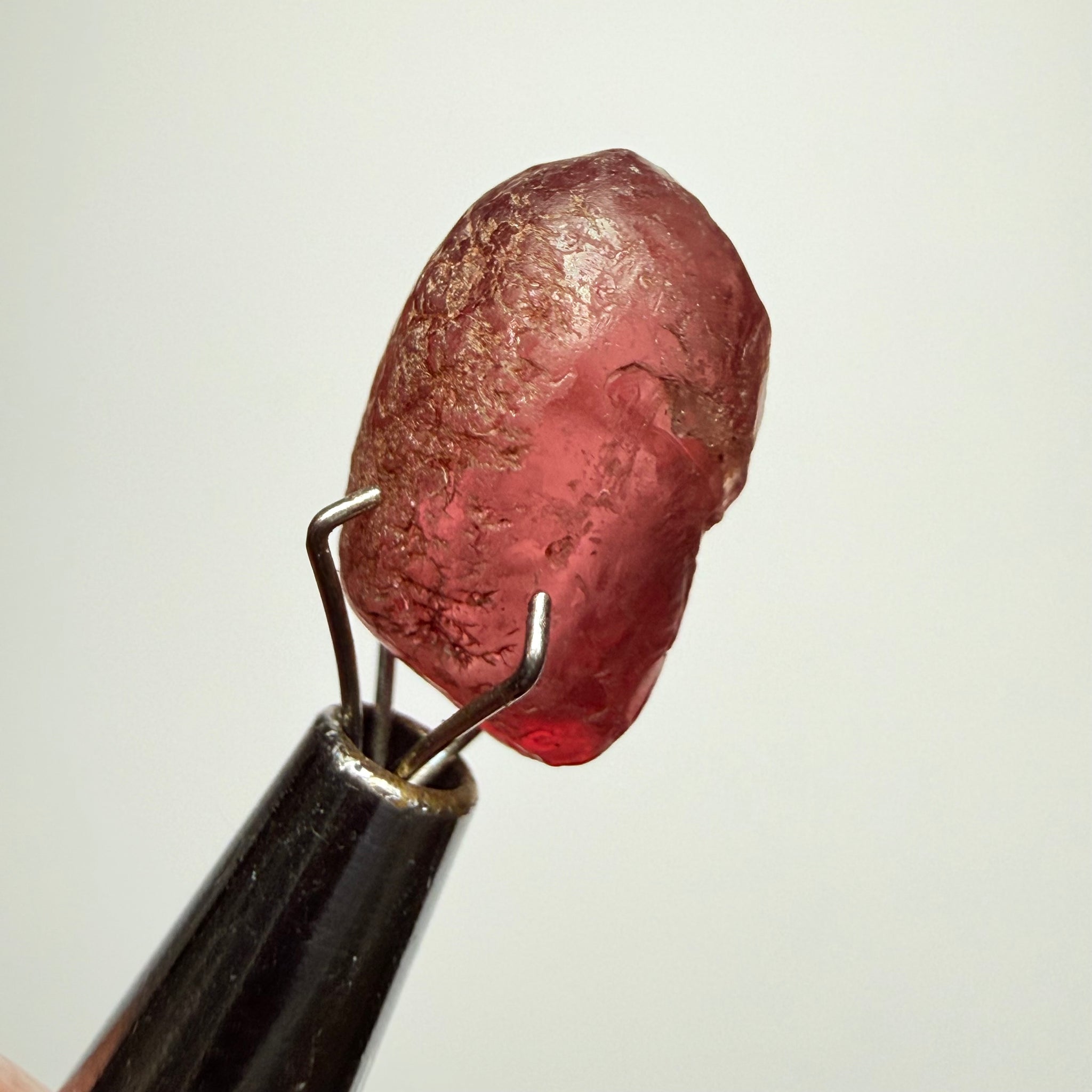 Lindi Garnet, 5.06ct, Lindi, Tanzania, Untreated Unheated, no inclusions, just a little silk inside