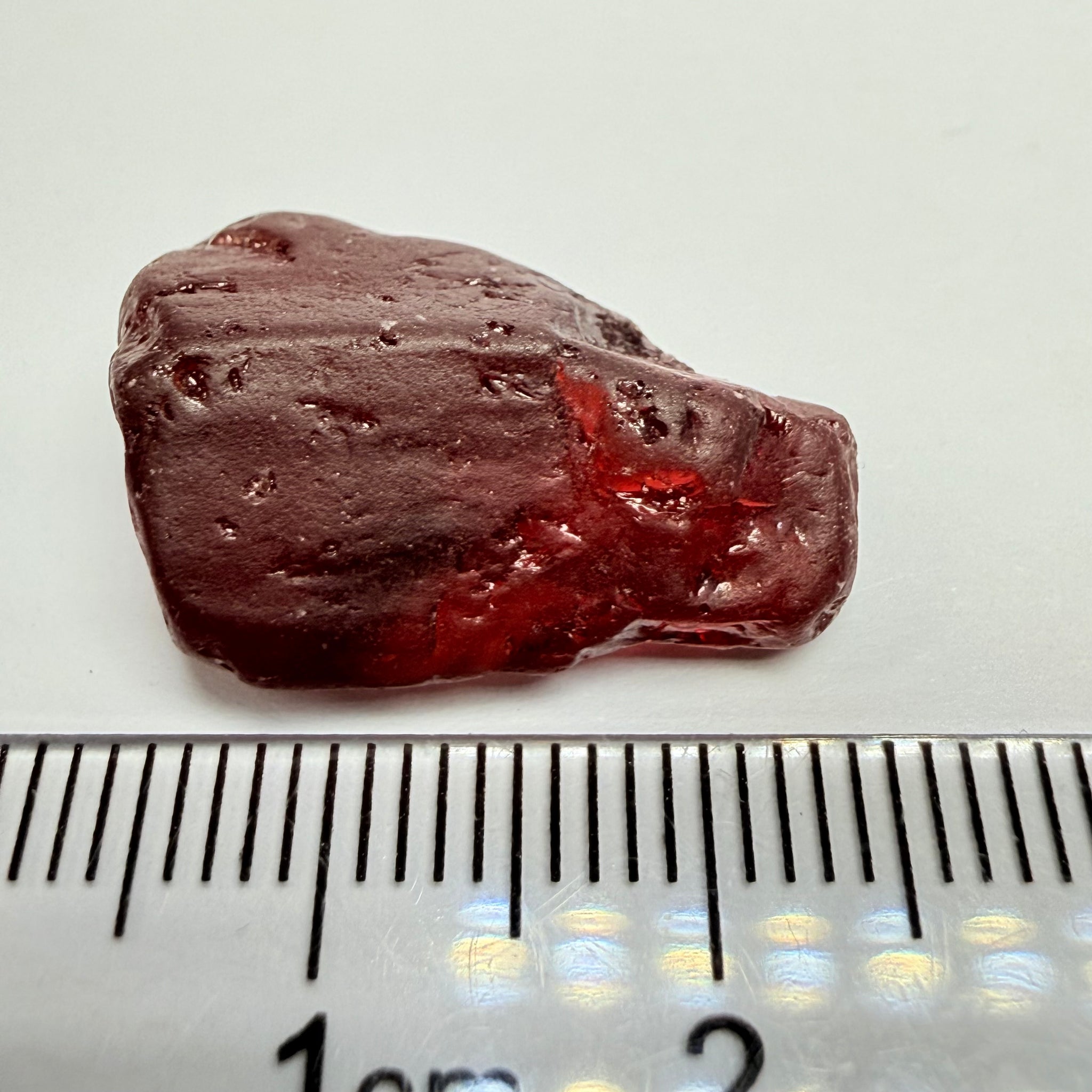 Umba Garnet, 22.67ct, Umba Tanzania, Untreated Unheated, vvs, mark shape, darkish tone