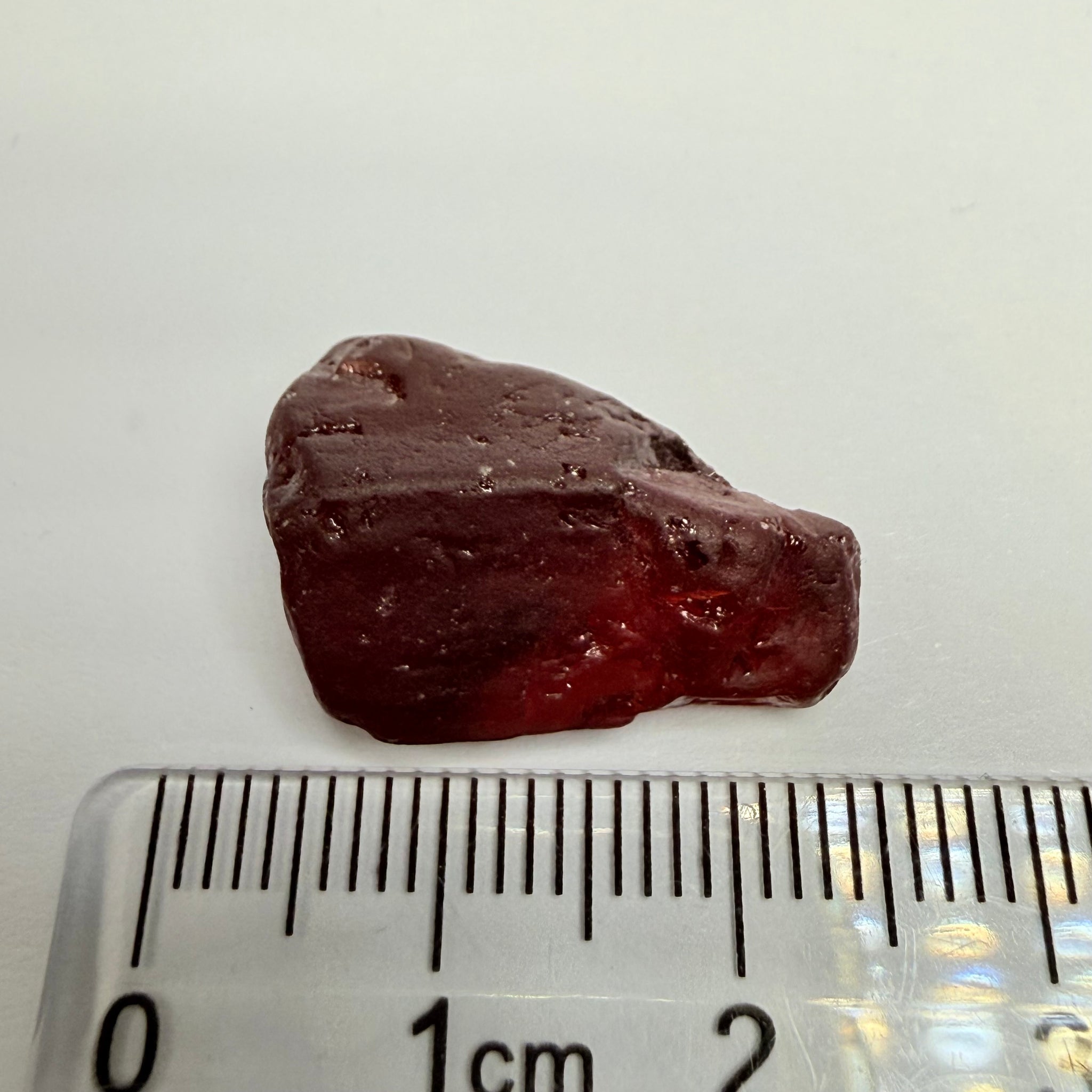 Umba Garnet, 22.67ct, Umba Tanzania, Untreated Unheated, vvs, mark shape, darkish tone
