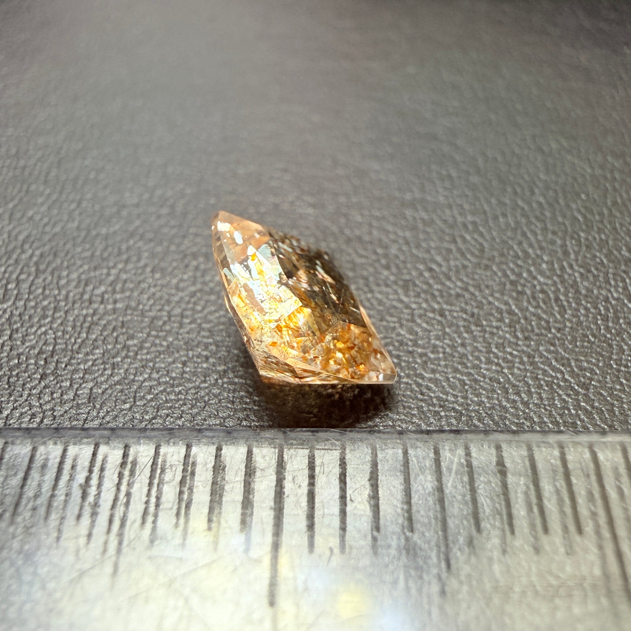 Confetti Sunstone, 1.47ct, Tanzania, Untreated Unheated