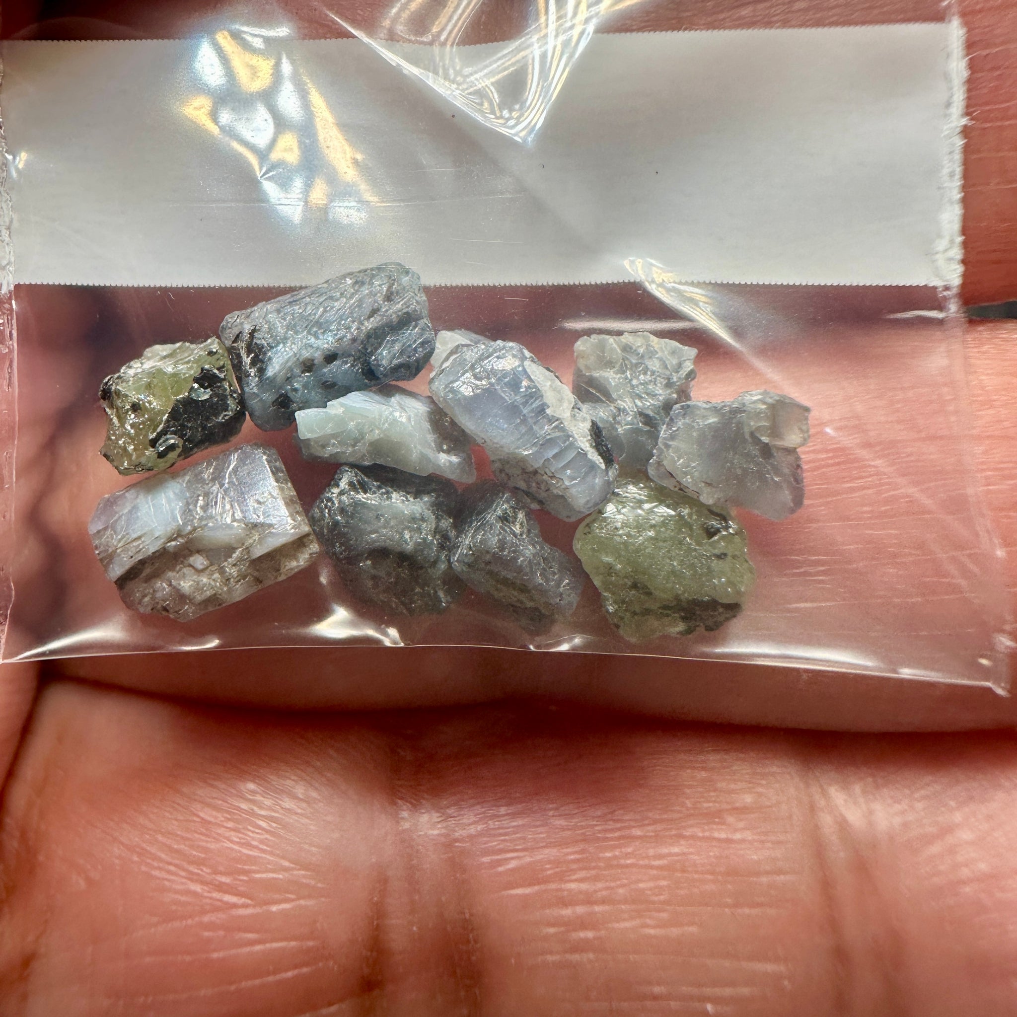 12.89ct Alexandrite lot, Tanzania, Untreated Unheated, good for inlay