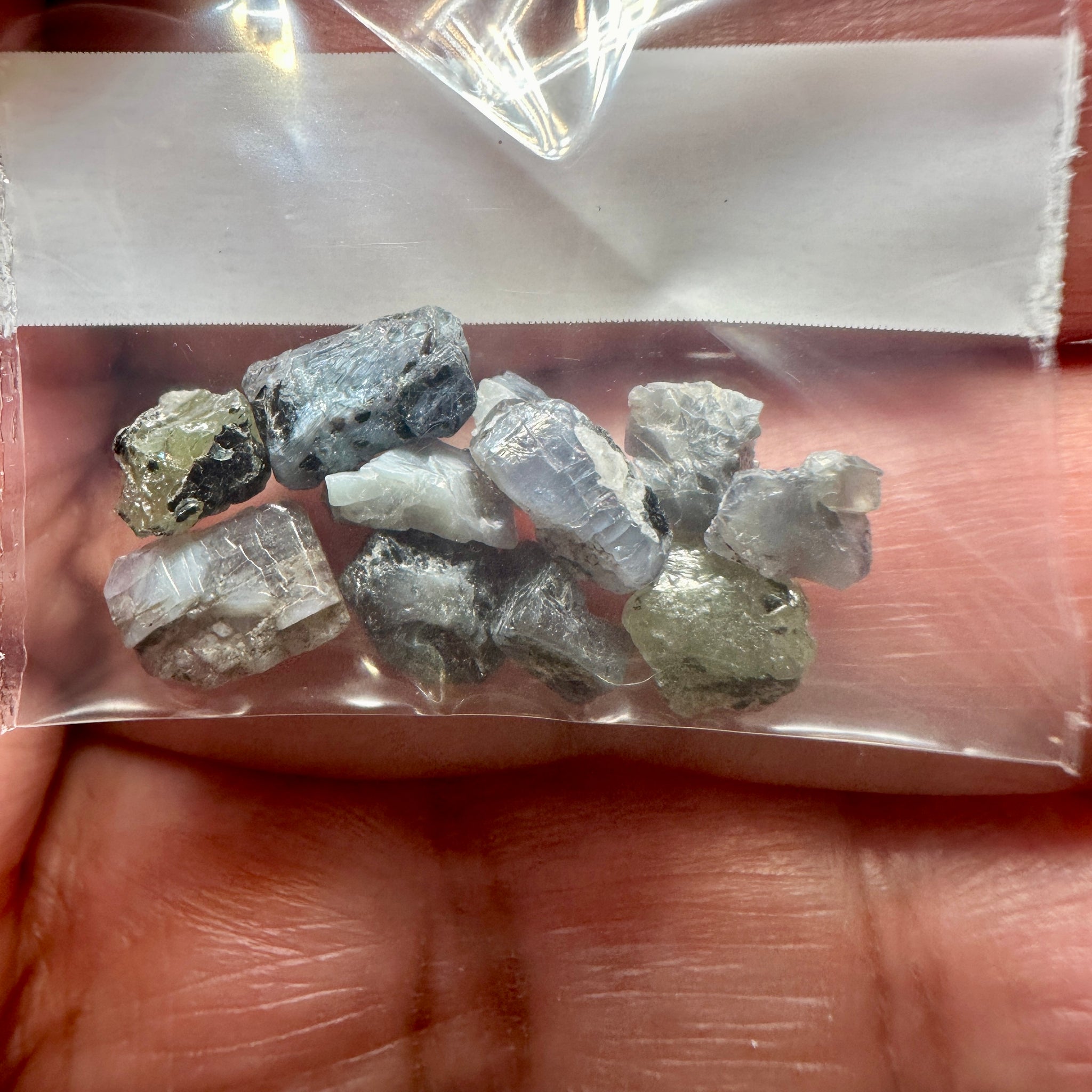 12.89ct Alexandrite lot, Tanzania, Untreated Unheated, good for inlay