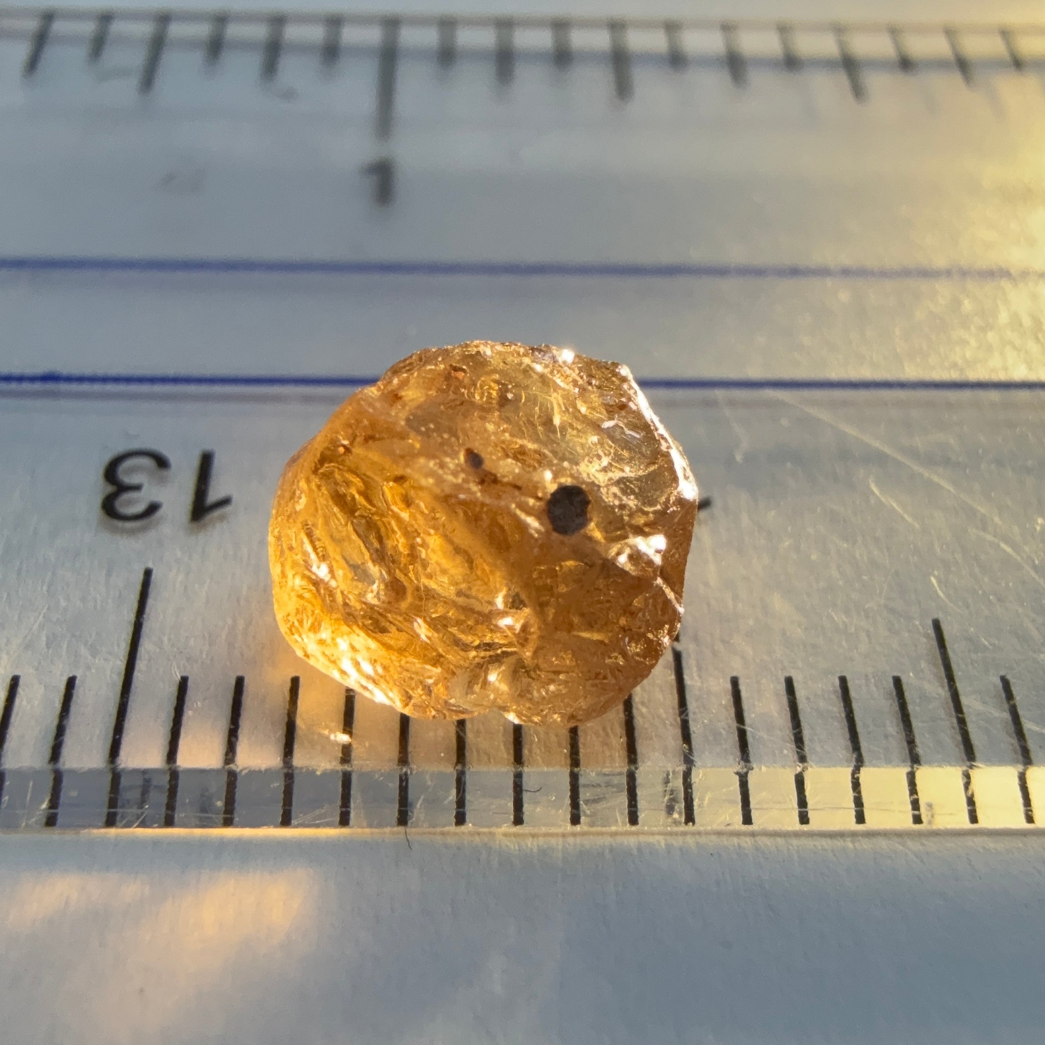 Colour Change Garnet, 2.49ct, Tanzania, Untreated Unheated, slight white spots on the outside skin, inside clean