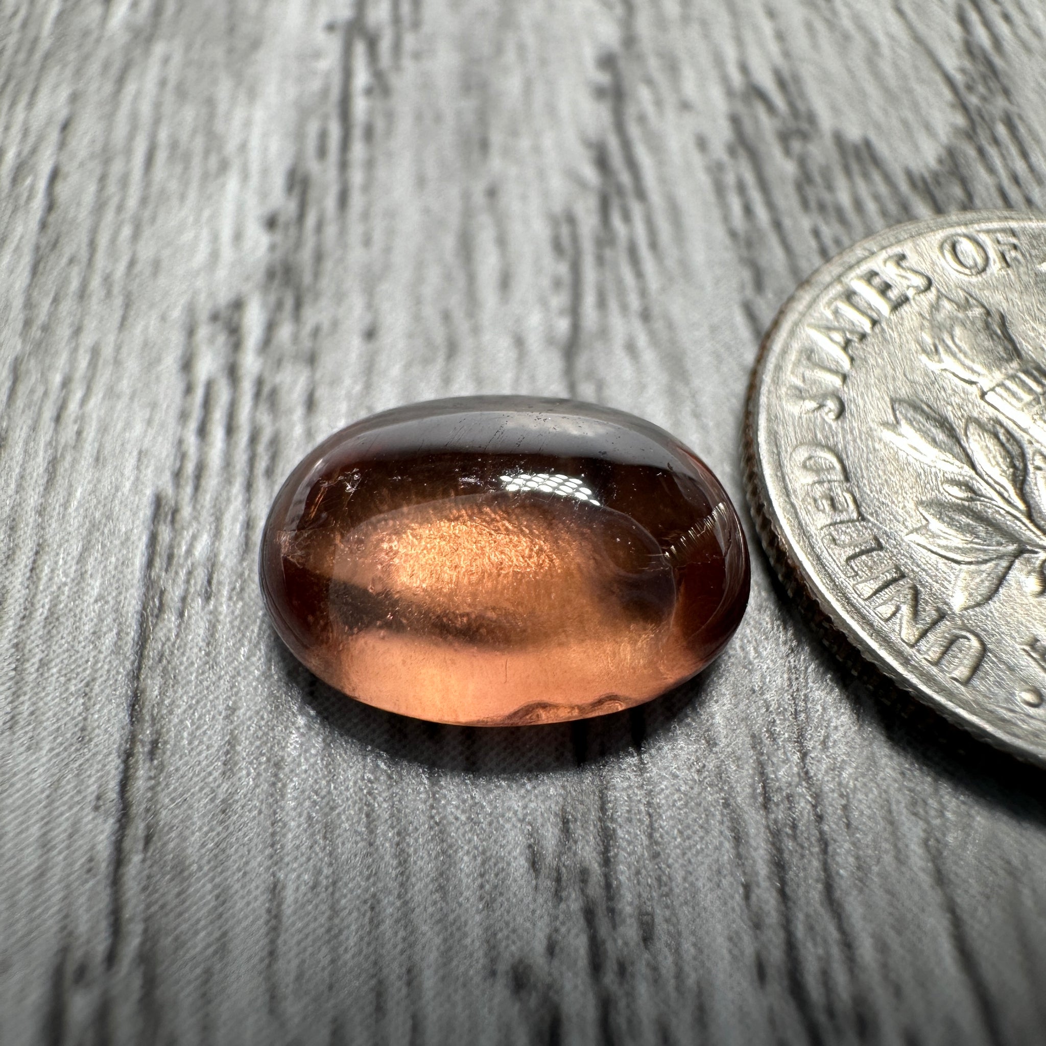 Colour Shifting Umba Sapphire Cab, 5.33ct, can be used as a cab or faceted into a cut stone, Tanzania, Untreated Unheated.