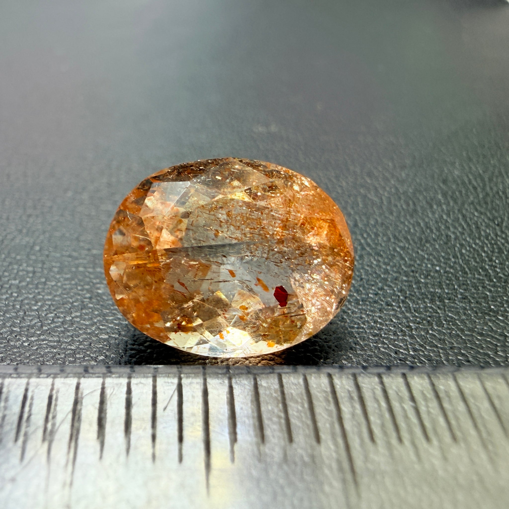 Confetti Sunstone, 3.75ct, Tanzania, Untreated Unheated