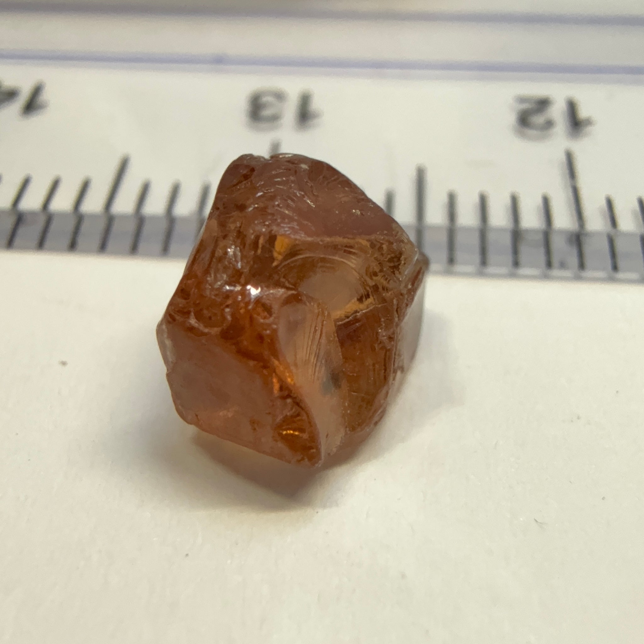 Malaya Garnet, 3.01ct, Tanzania, Untreated Unheated, slight inclusion on the skin on the outside