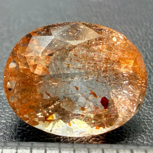 Confetti Sunstone, 3.75ct, Tanzania, Untreated Unheated
