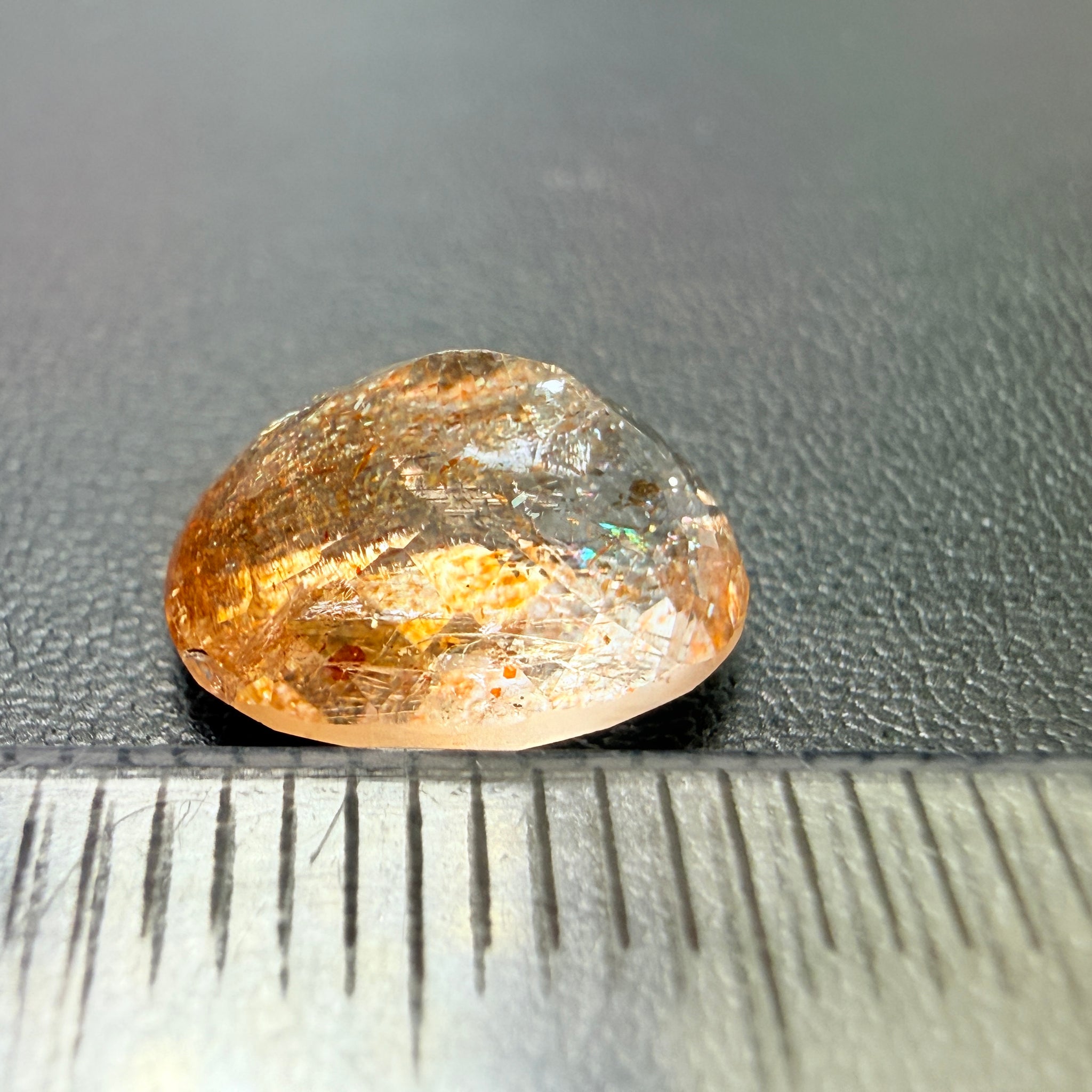 Confetti Sunstone, 3.75ct, Tanzania, Untreated Unheated