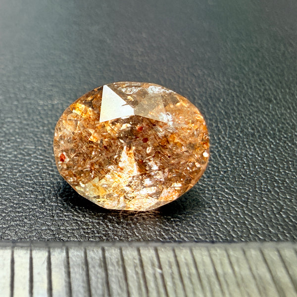 Confetti Sunstone, 2.86ct, Tanzania, Untreated Unheated