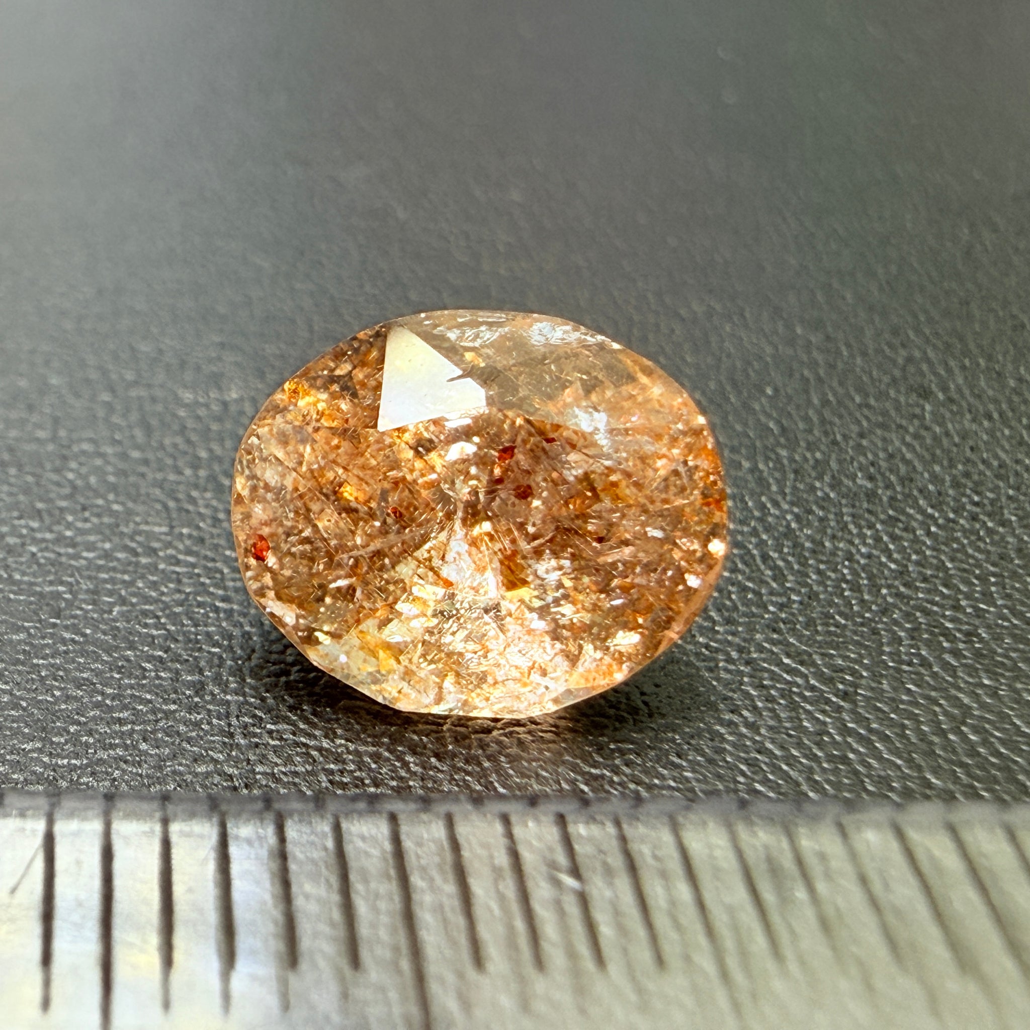 Confetti Sunstone, 2.86ct, Tanzania, Untreated Unheated