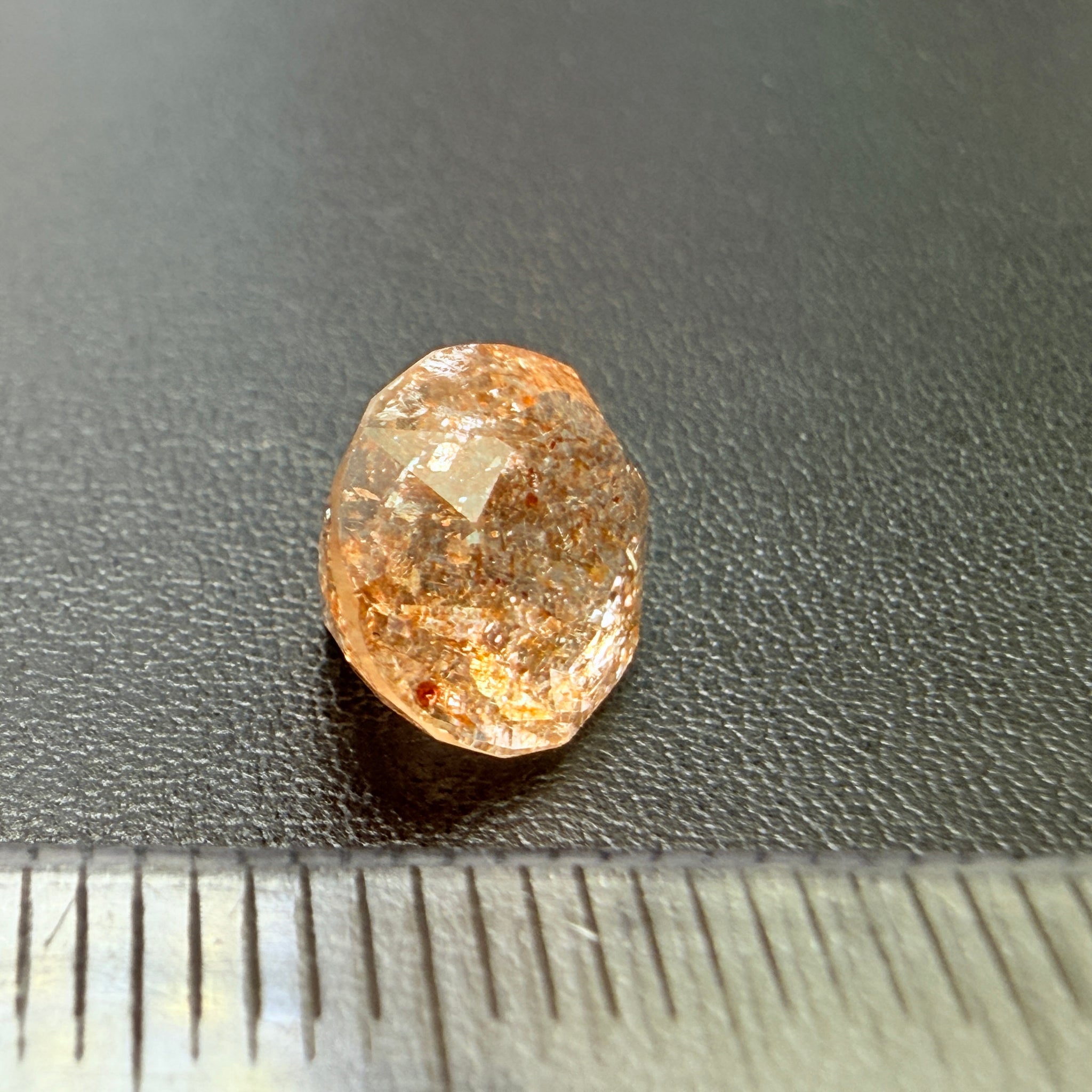Confetti Sunstone, 2.86ct, Tanzania, Untreated Unheated