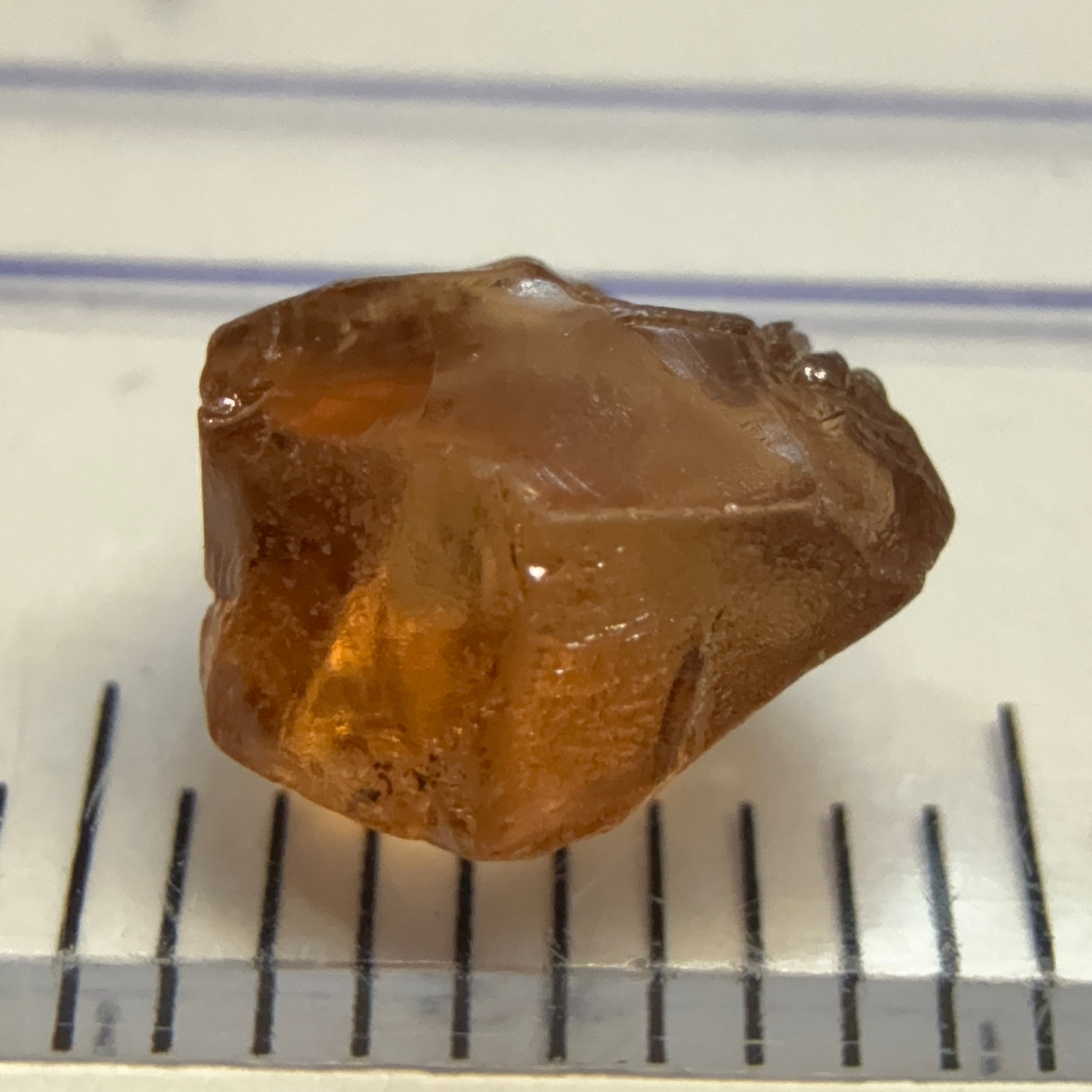 Malaya Garnet, 2.05ct, Tanzania, Untreated Unheated, one veil
