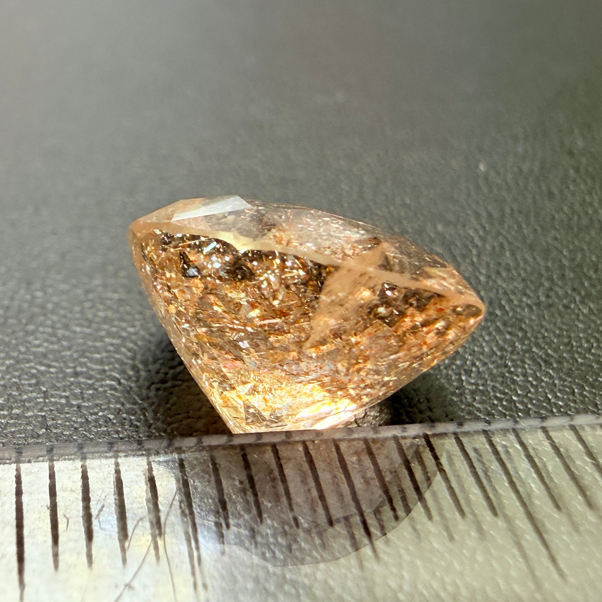 Confetti Sunstone, 6.21ct, Tanzania, Untreated Unheated