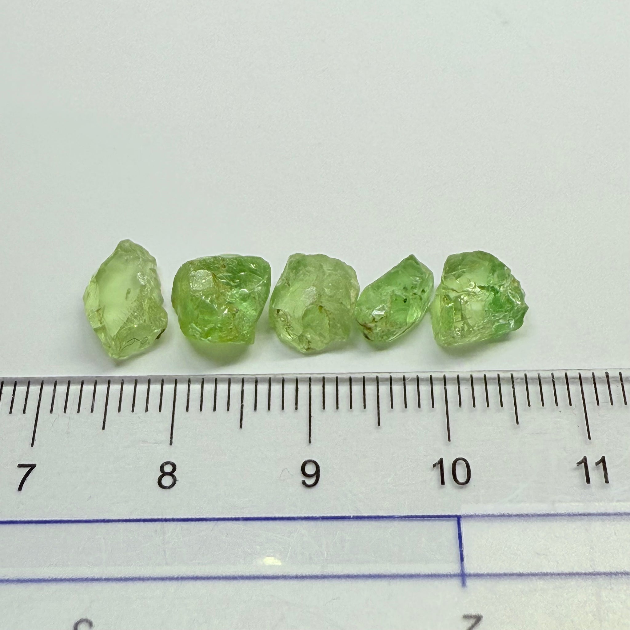 Tsavorite Garnet Lot, 11.19ct, Tanzania, Untreated Unheated, included stones