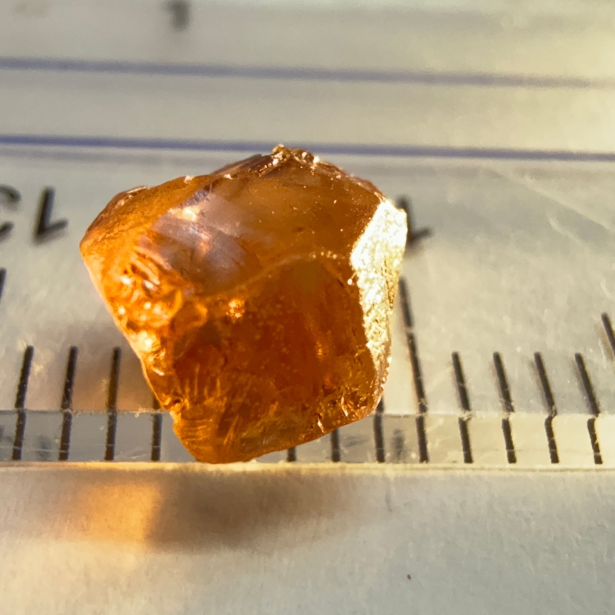 Malaya Garnet, 2.05ct, Tanzania, Untreated Unheated, one veil