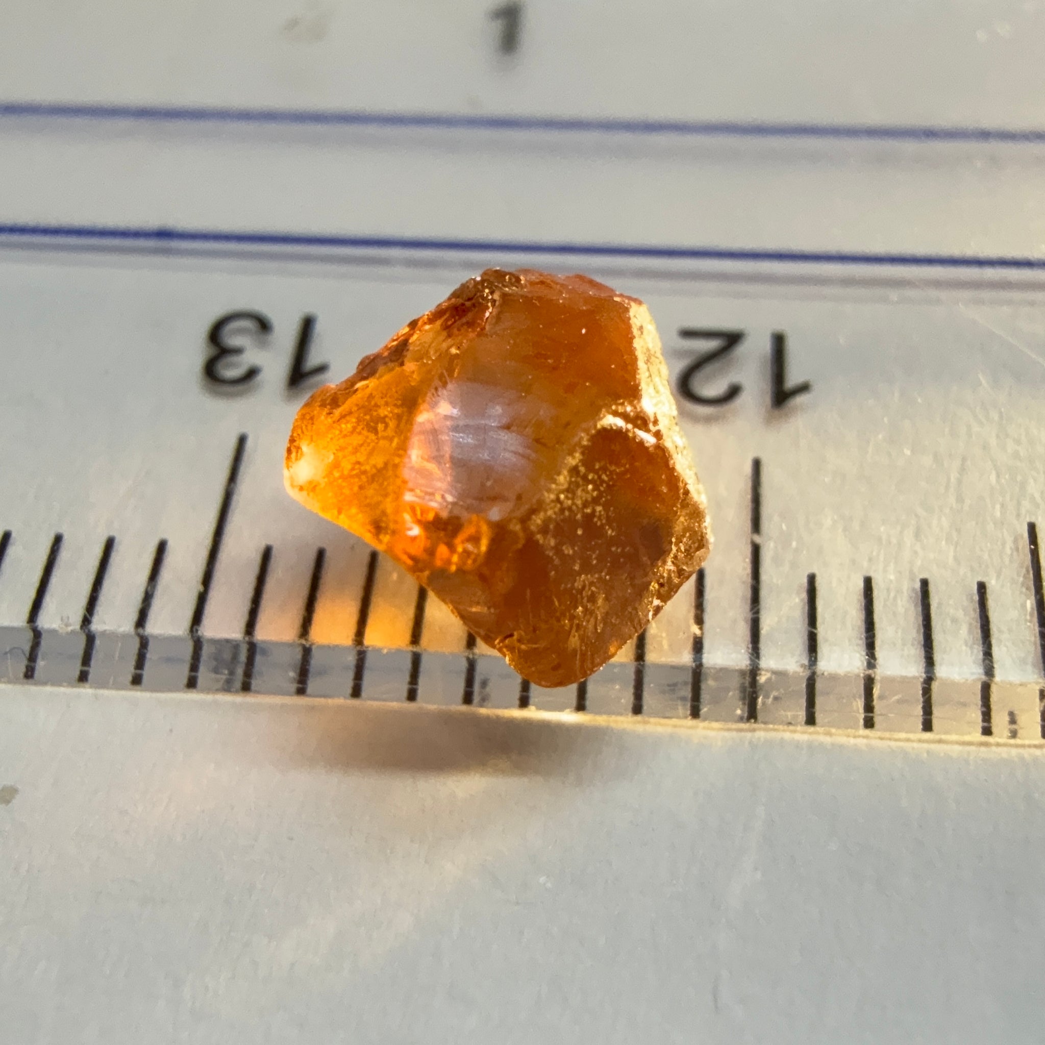 Malaya Garnet, 2.05ct, Tanzania, Untreated Unheated, one veil