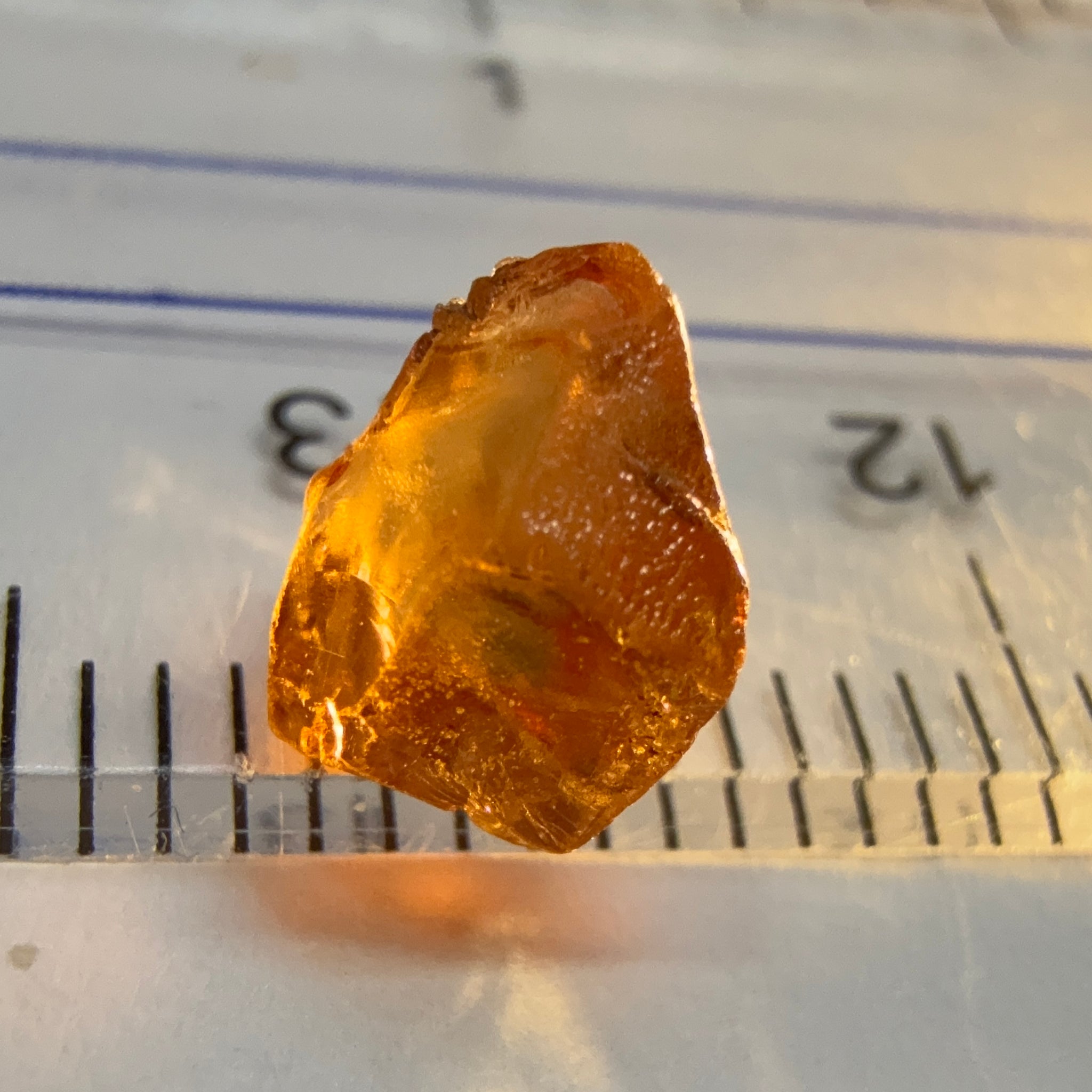 Malaya Garnet, 2.05ct, Tanzania, Untreated Unheated, one veil