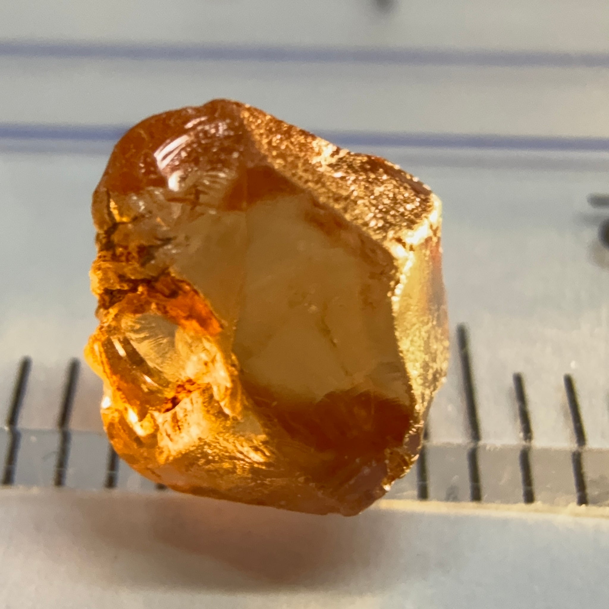 Malaya Garnet, 2.05ct, Tanzania, Untreated Unheated, one veil