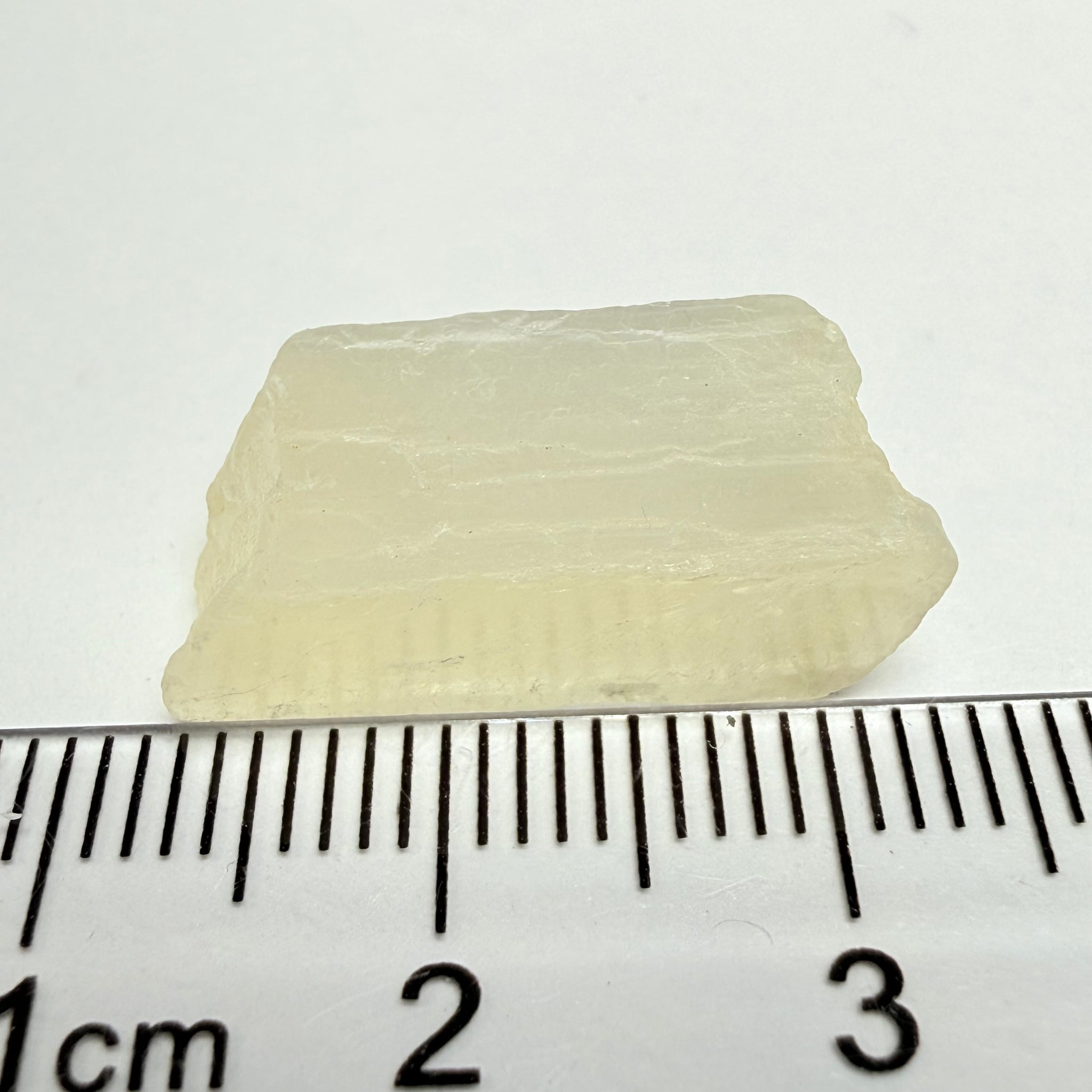 Blue Sheen Moonstone, 12.91ct, Tanzania, Untreated Unheated, mark the angle of the Sheen