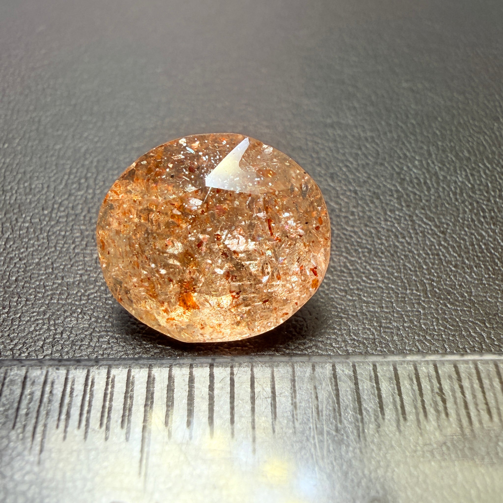Confetti Sunstone, 5.80ct, Tanzania, Untreated Unheated