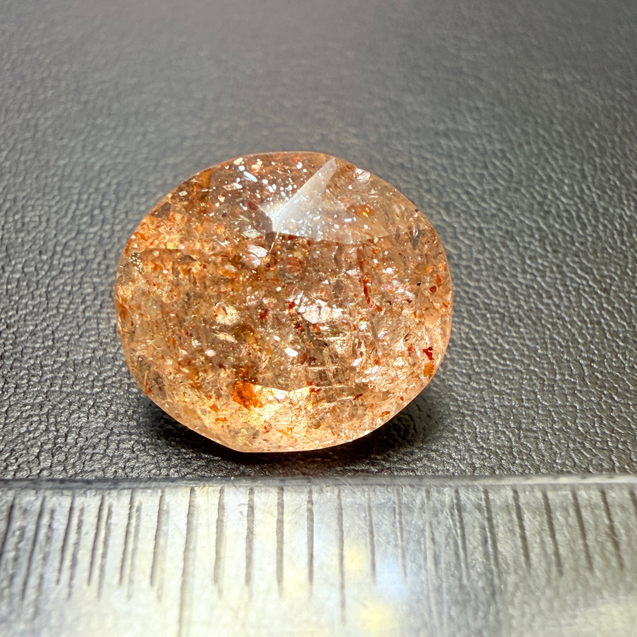 Confetti Sunstone, 5.80ct, Tanzania, Untreated Unheated