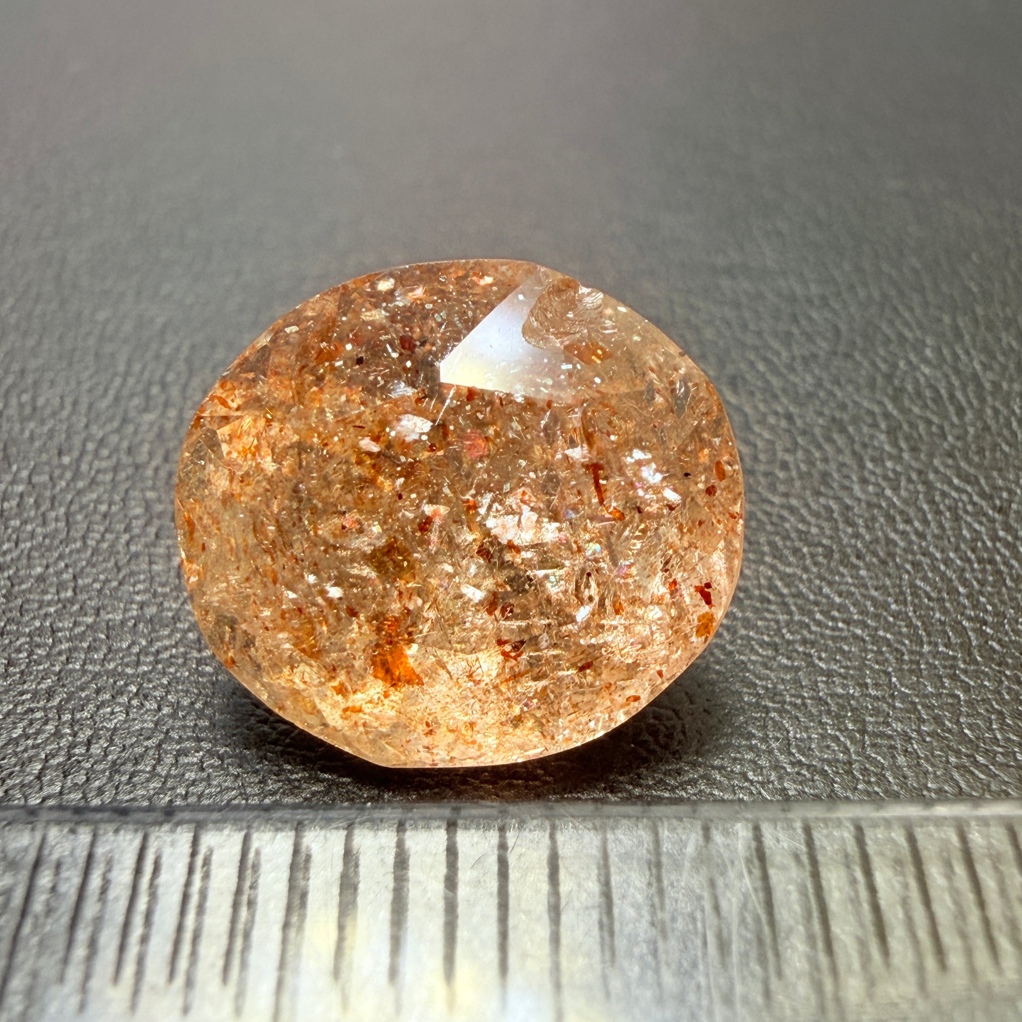 Confetti Sunstone, 5.80ct, Tanzania, Untreated Unheated