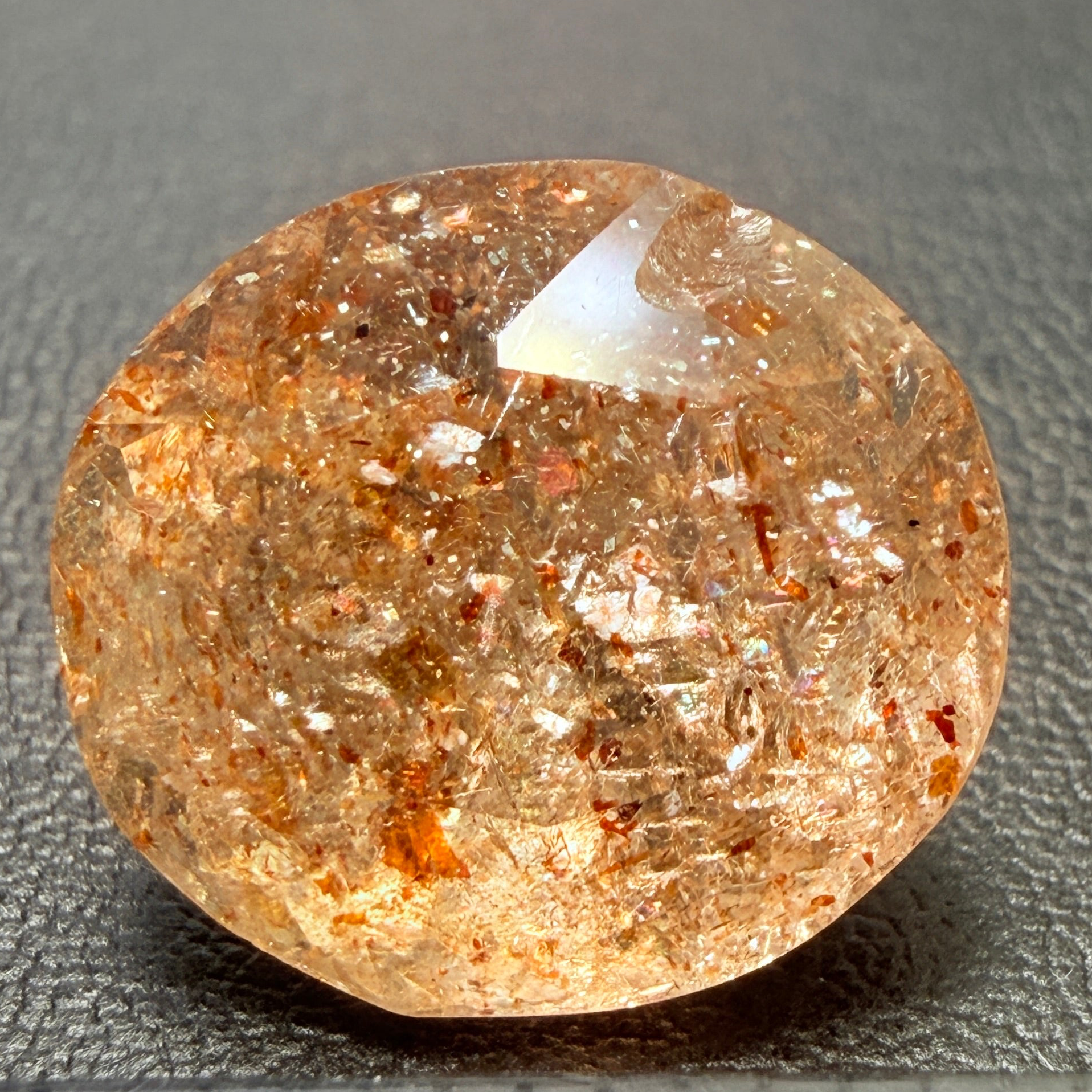 Confetti Sunstone, 5.80ct, Tanzania, Untreated Unheated