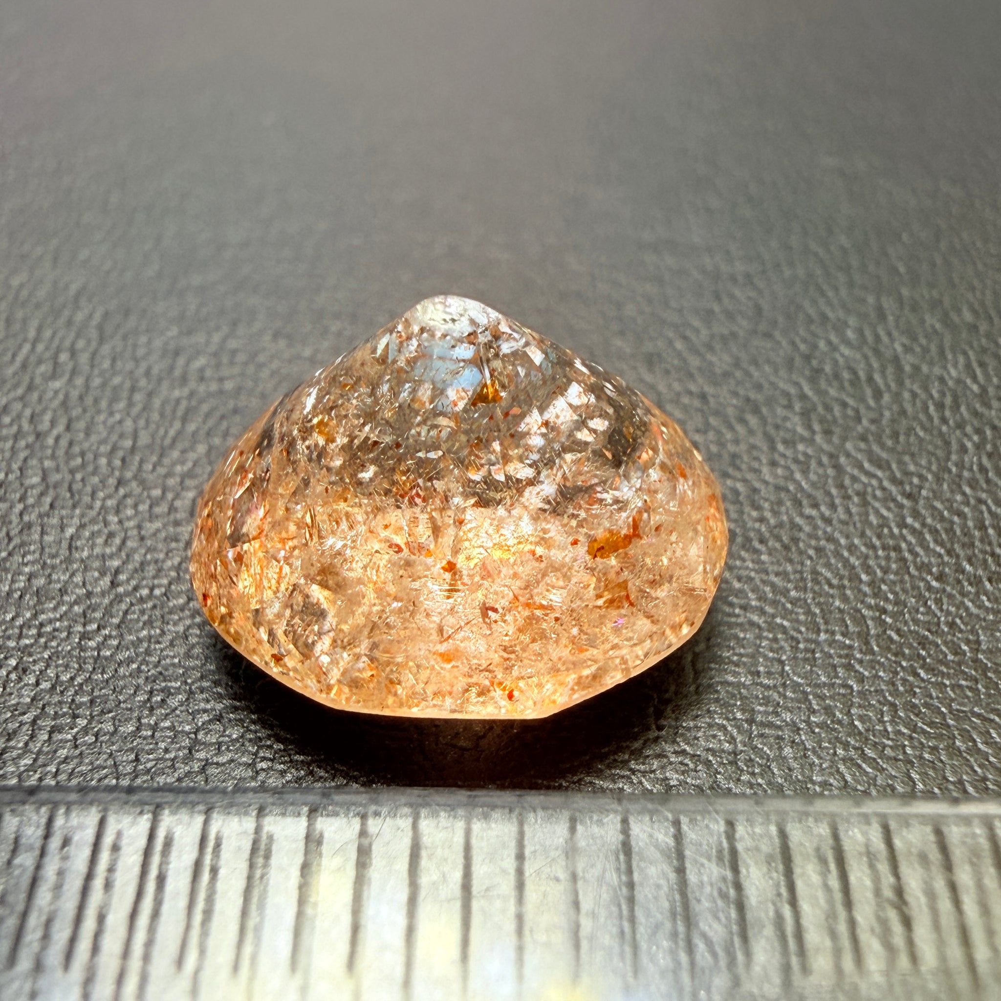 Confetti Sunstone, 5.80ct, Tanzania, Untreated Unheated