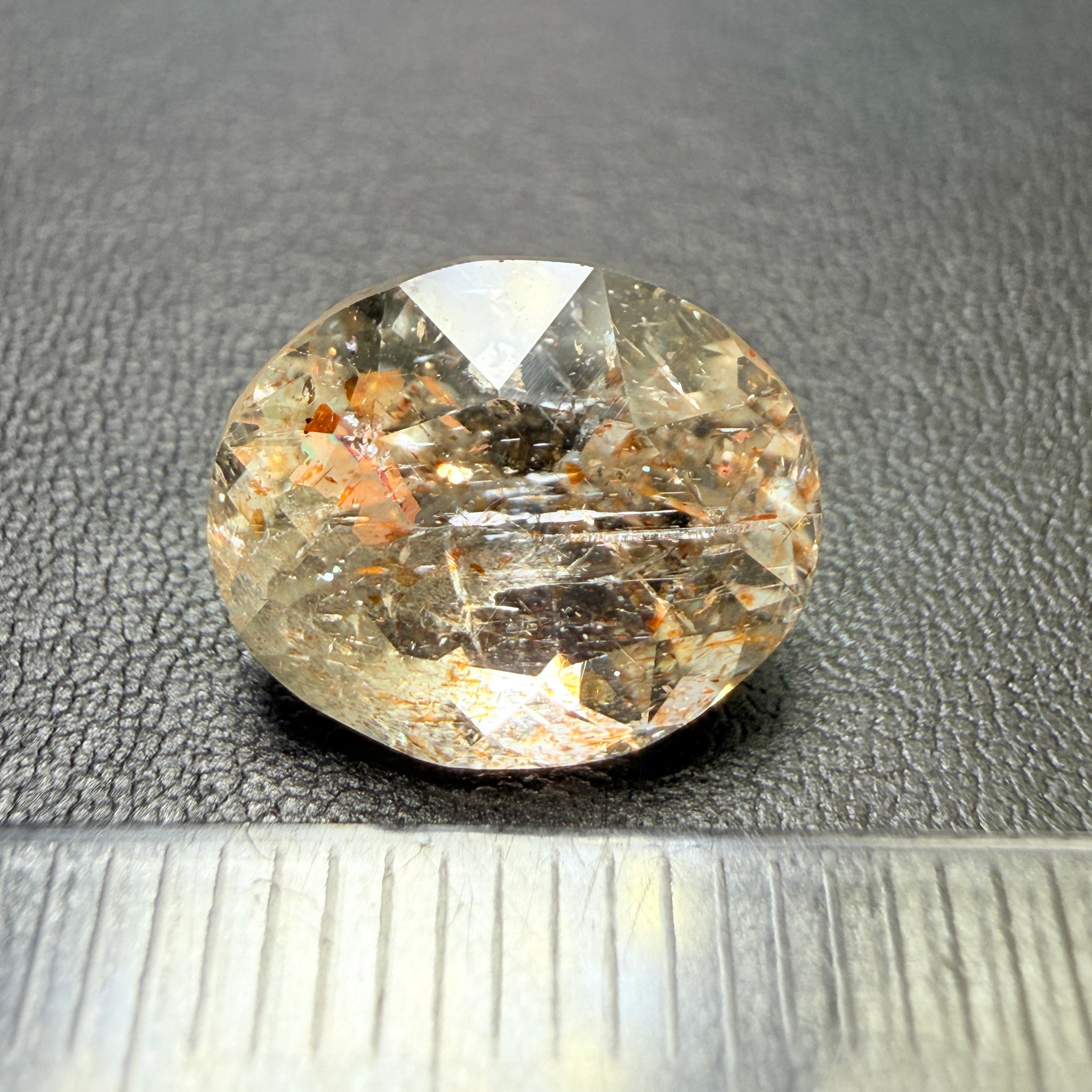 Confetti Sunstone, 5.39ct, Tanzania, Untreated Unheated