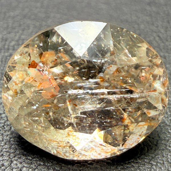 Confetti Sunstone, 5.39ct, Tanzania, Untreated Unheated